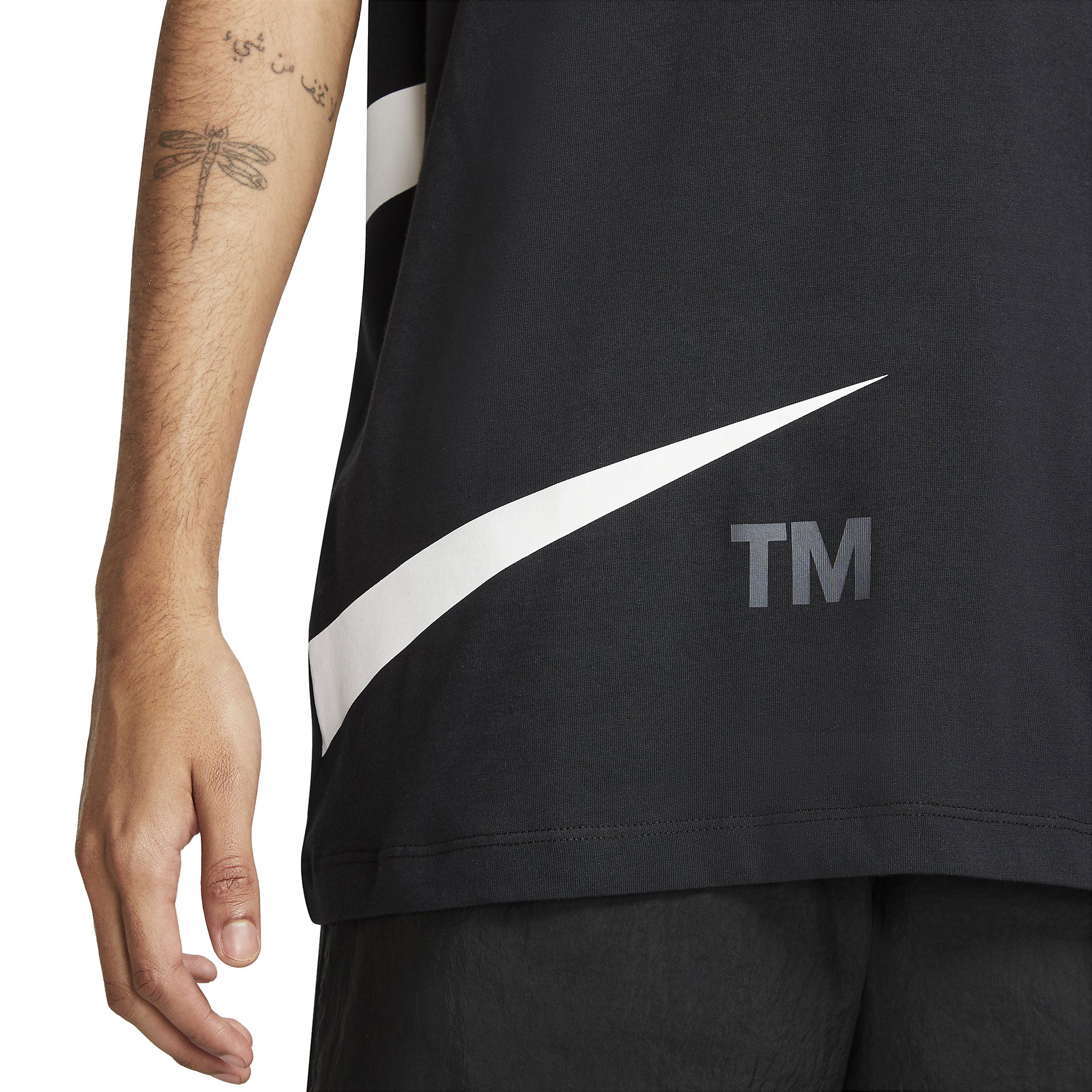 Nike Sportswear Swoosh Pullover Semi-Brushed-Back Short-Sleeve Erkek Tişört