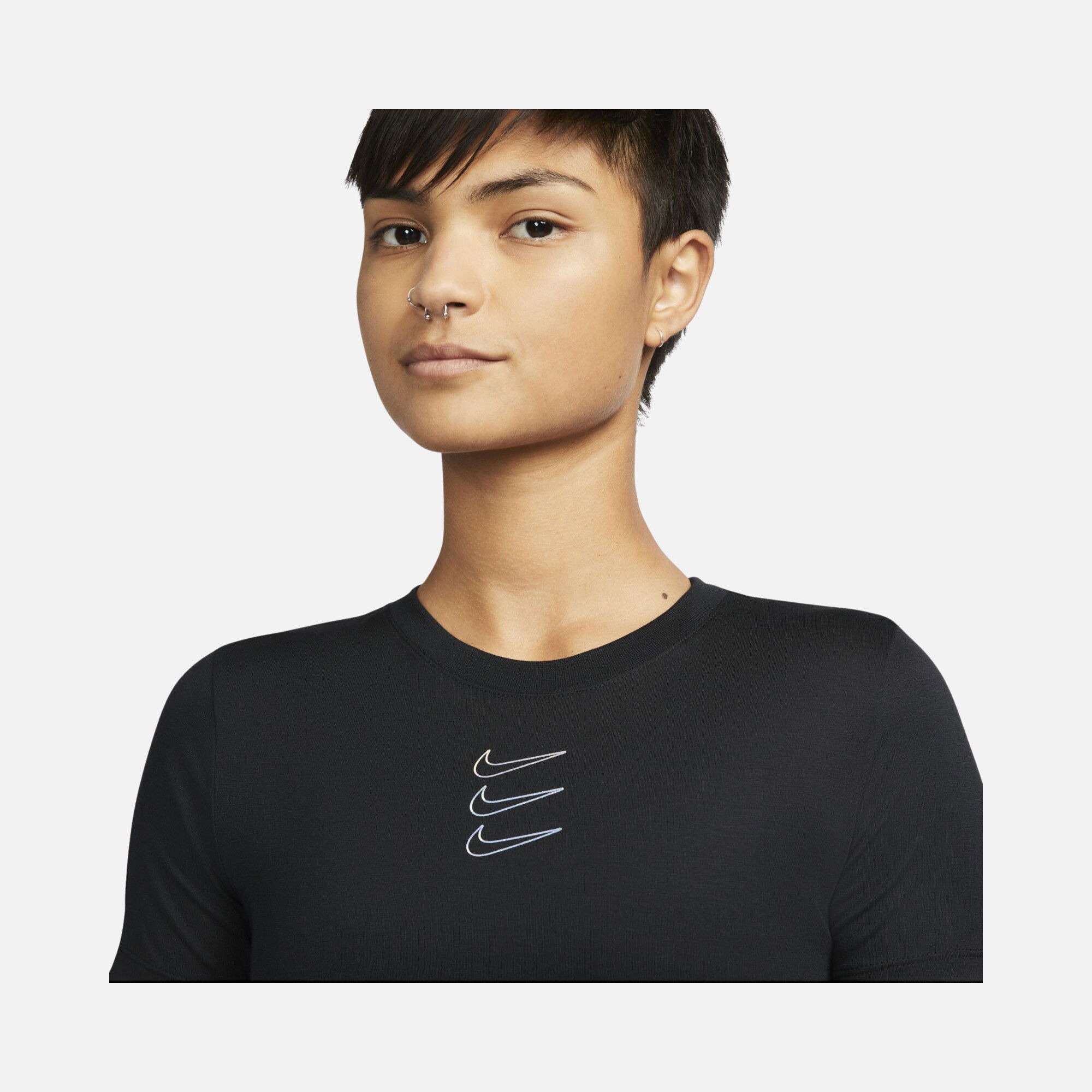 Nike Sportswear Opal Shine Crop Short-Sleeve Kadın Tişört