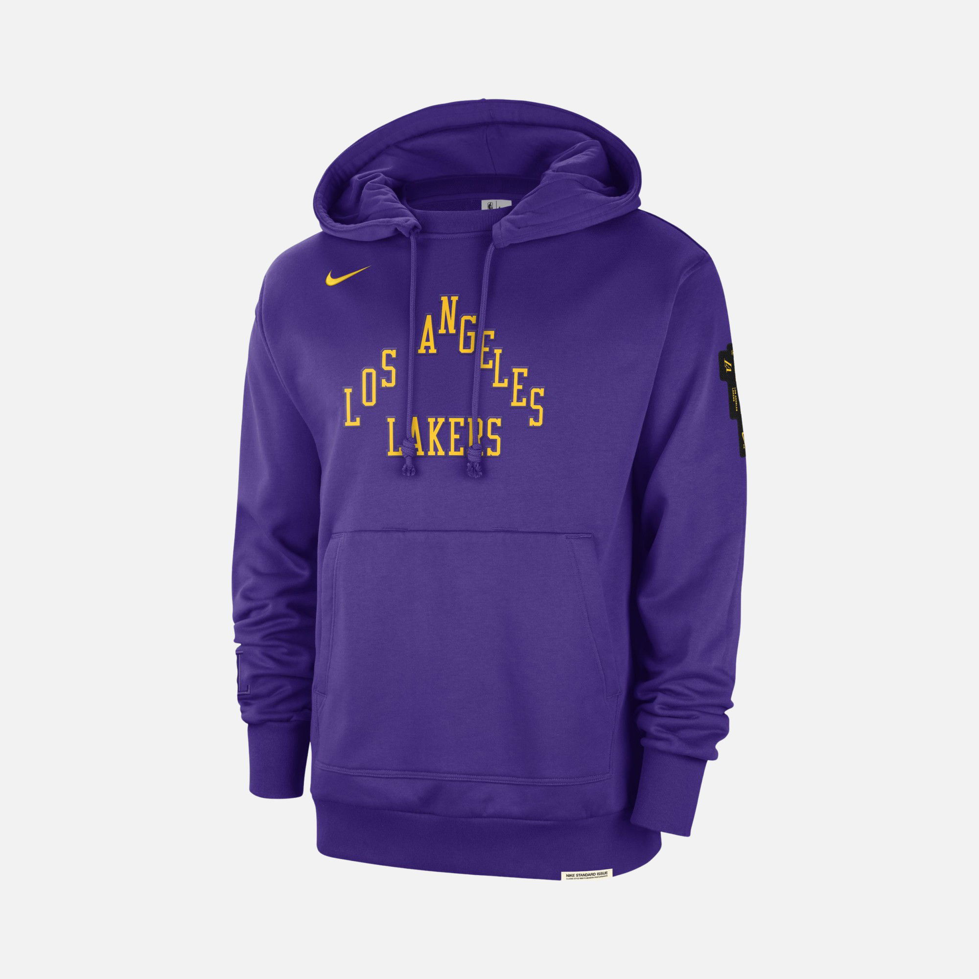 Nike Los Angeles Lakers Standard Issue 2023-2024 City Edition NBA Courtside Hoodie Erkek Sweatshirt