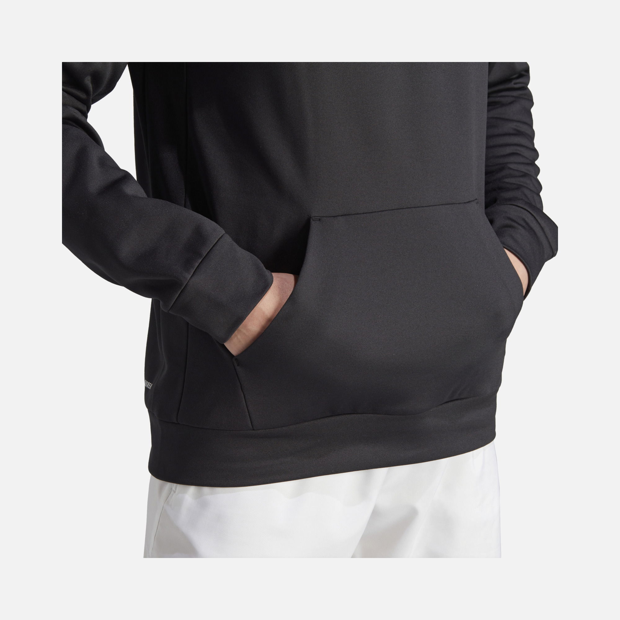 adidas Train Game and Go Small Logo Training Hoodie Erkek Sweatshirt