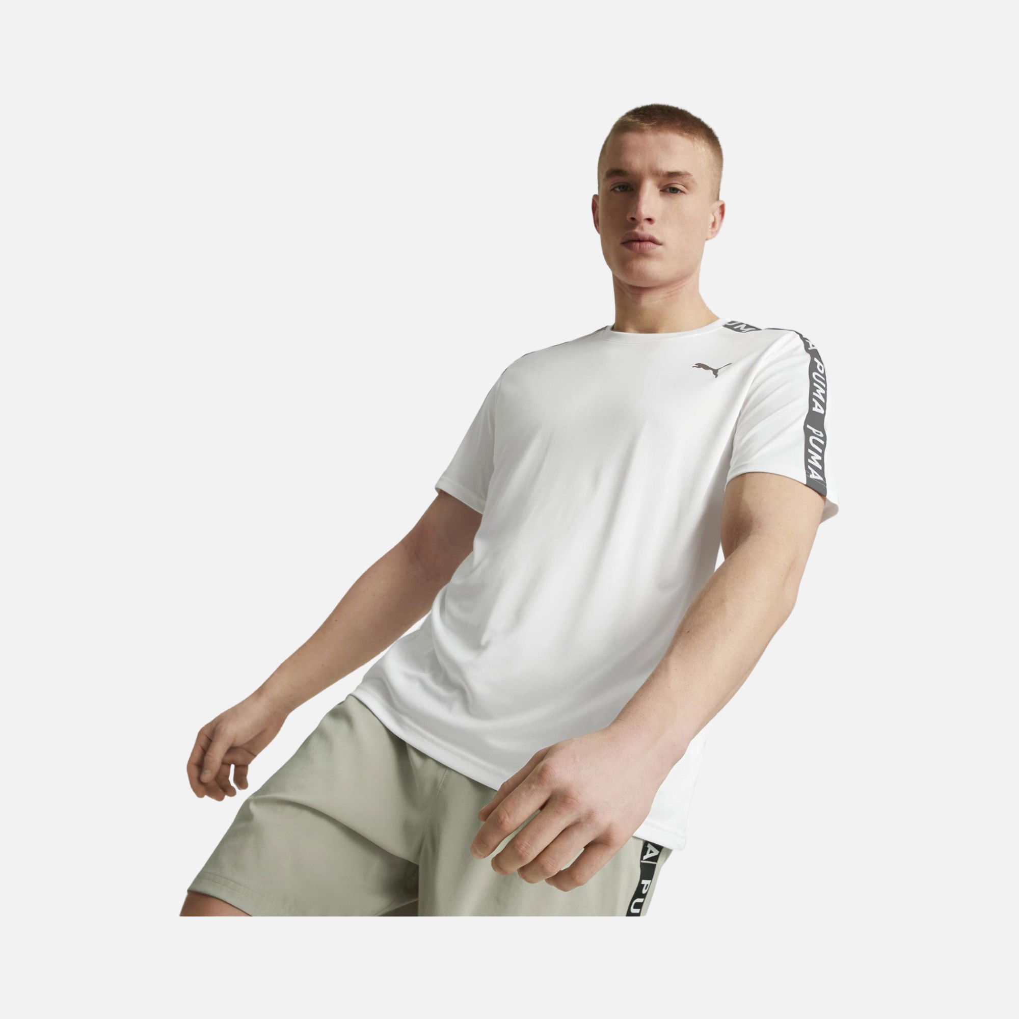 Puma Fit Taped Training DryCELL Short-Sleeve Erkek Tişört