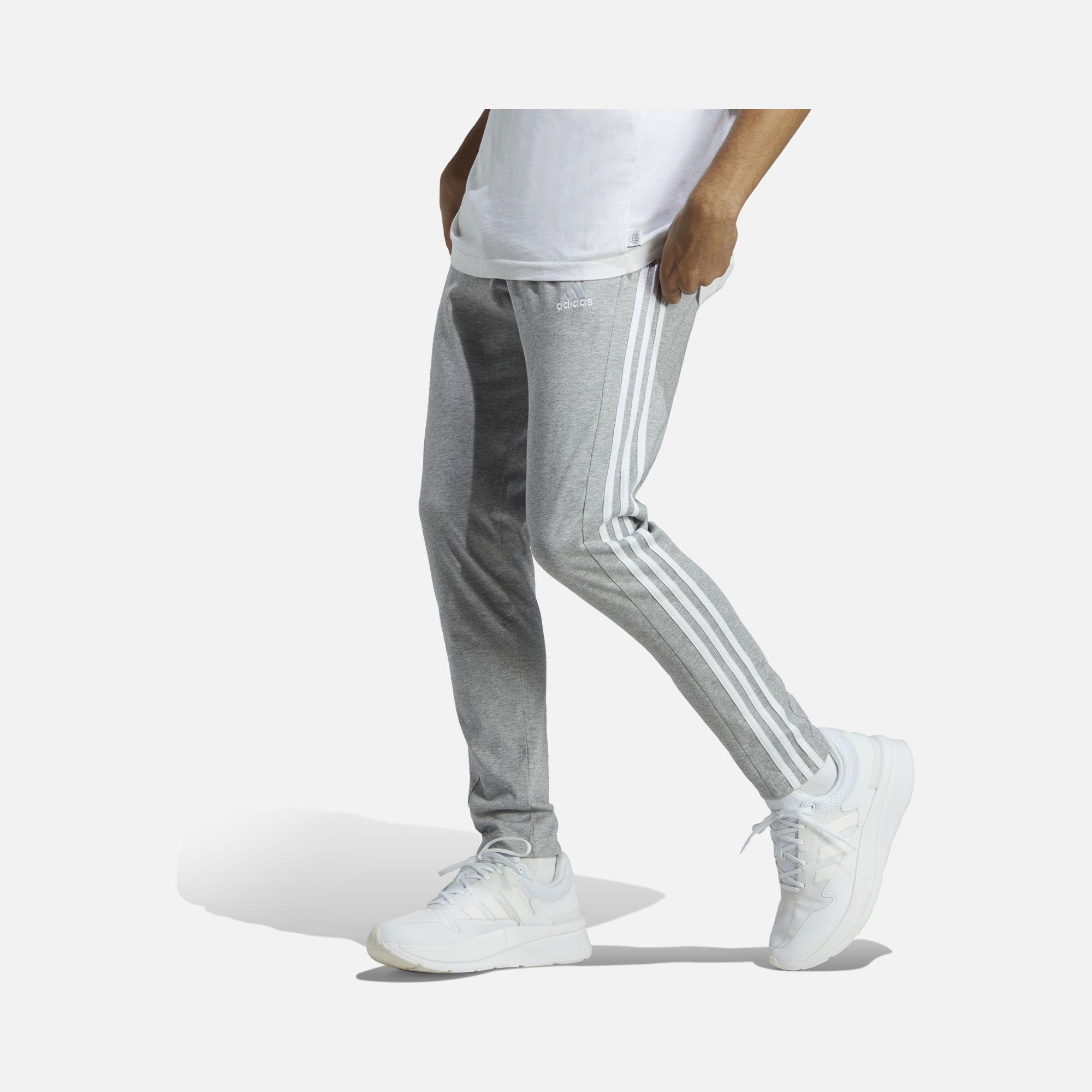 adidas Essentials Single Jersey Tapered Open Hem Running Erkek Eşofman Altı