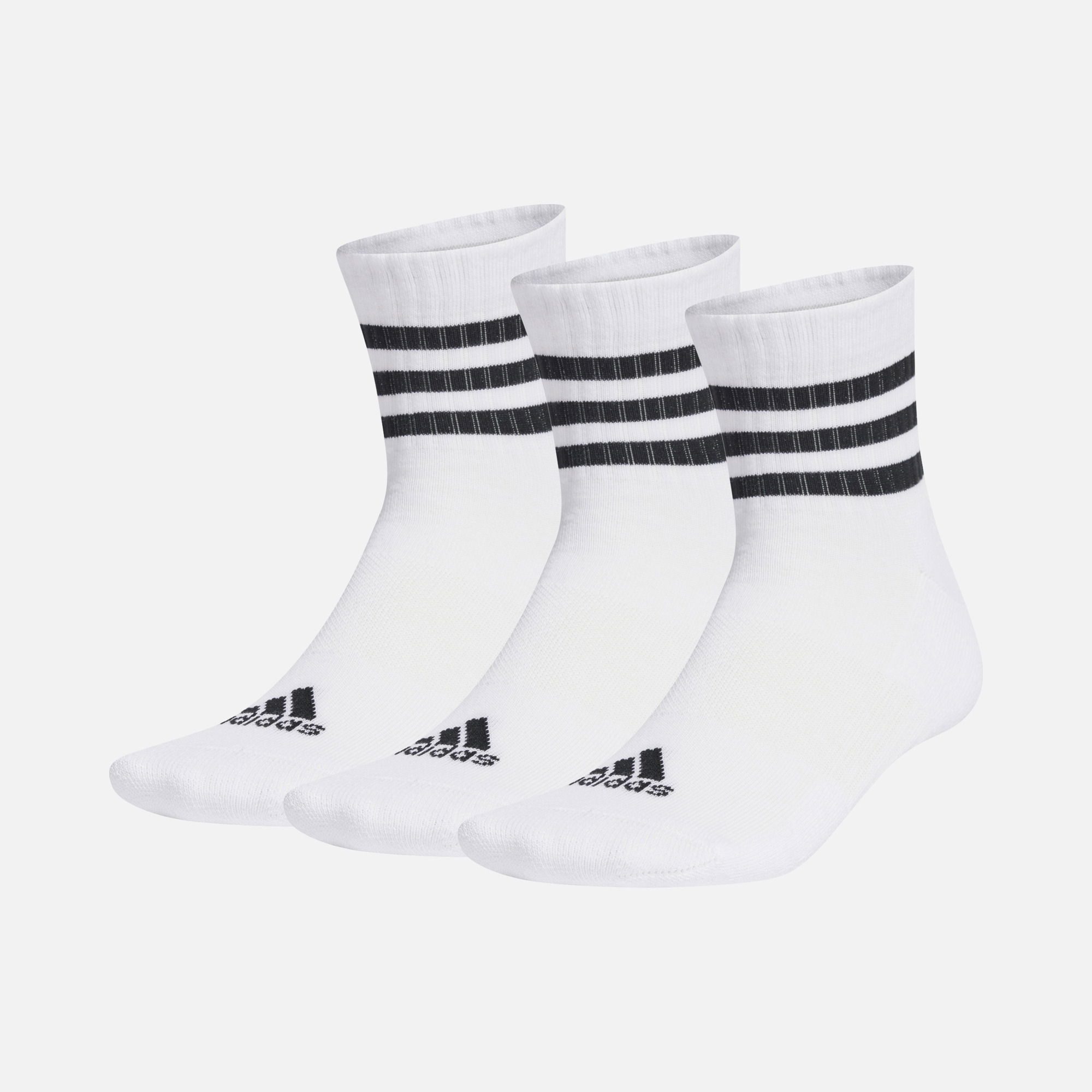 adidas 3-Stripes Cushioned Sportswear Mid-Cut FW24 (3-Pairs) Unisex Çorap