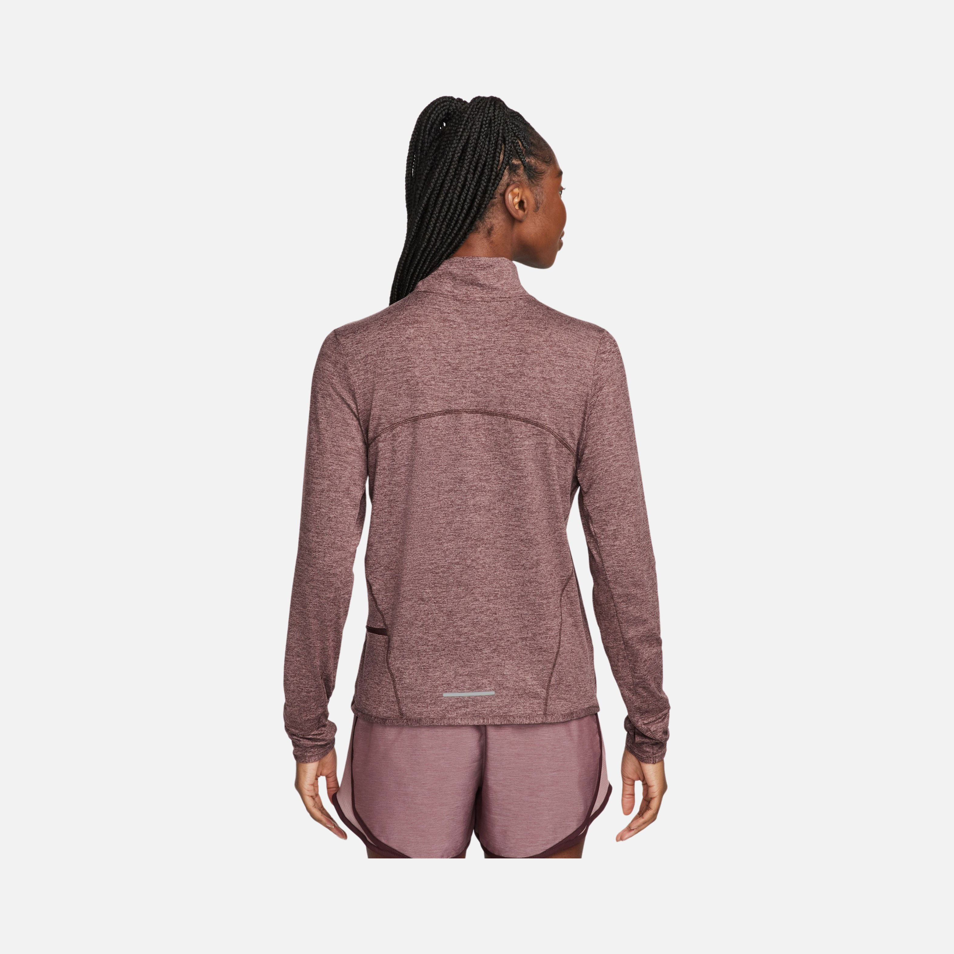 Nike Dri-Fit Swift Element UV 1/4-Zip Running Long-Sleeve Kadın Tişört