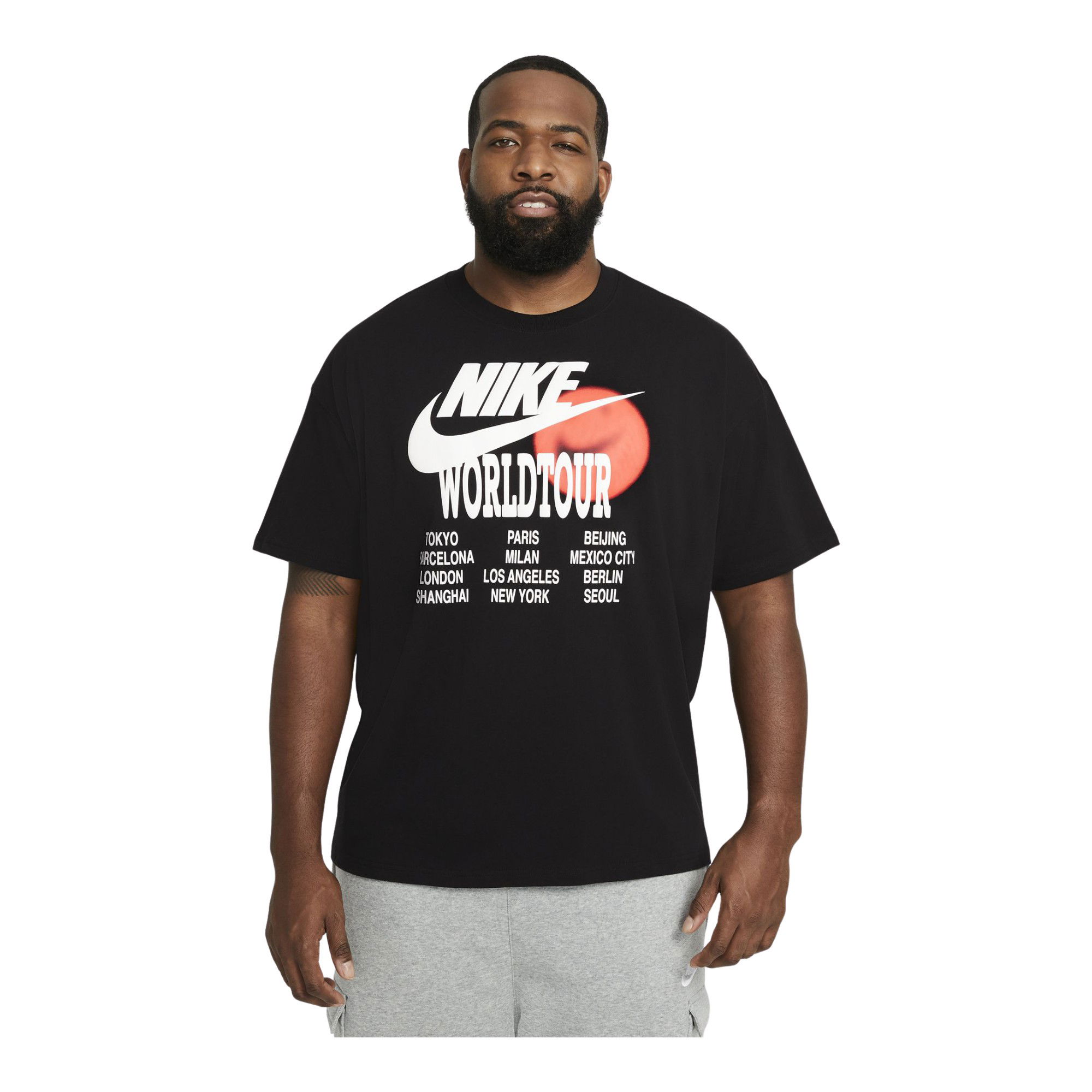 Nike Sportswear World Tour Short-Sleeve Erkek Tişört