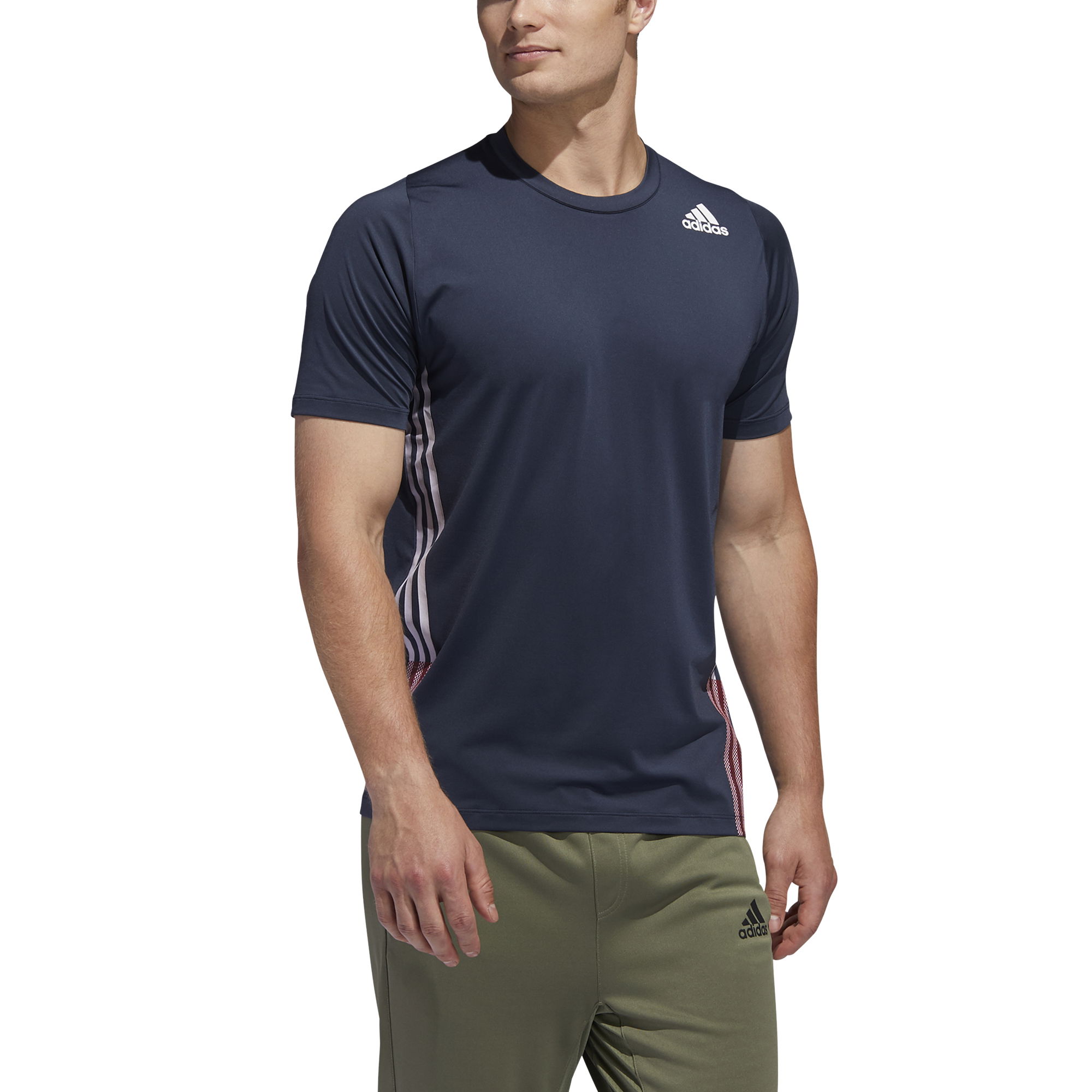adidas FreeLift 3-Stripes Erkek Tişört