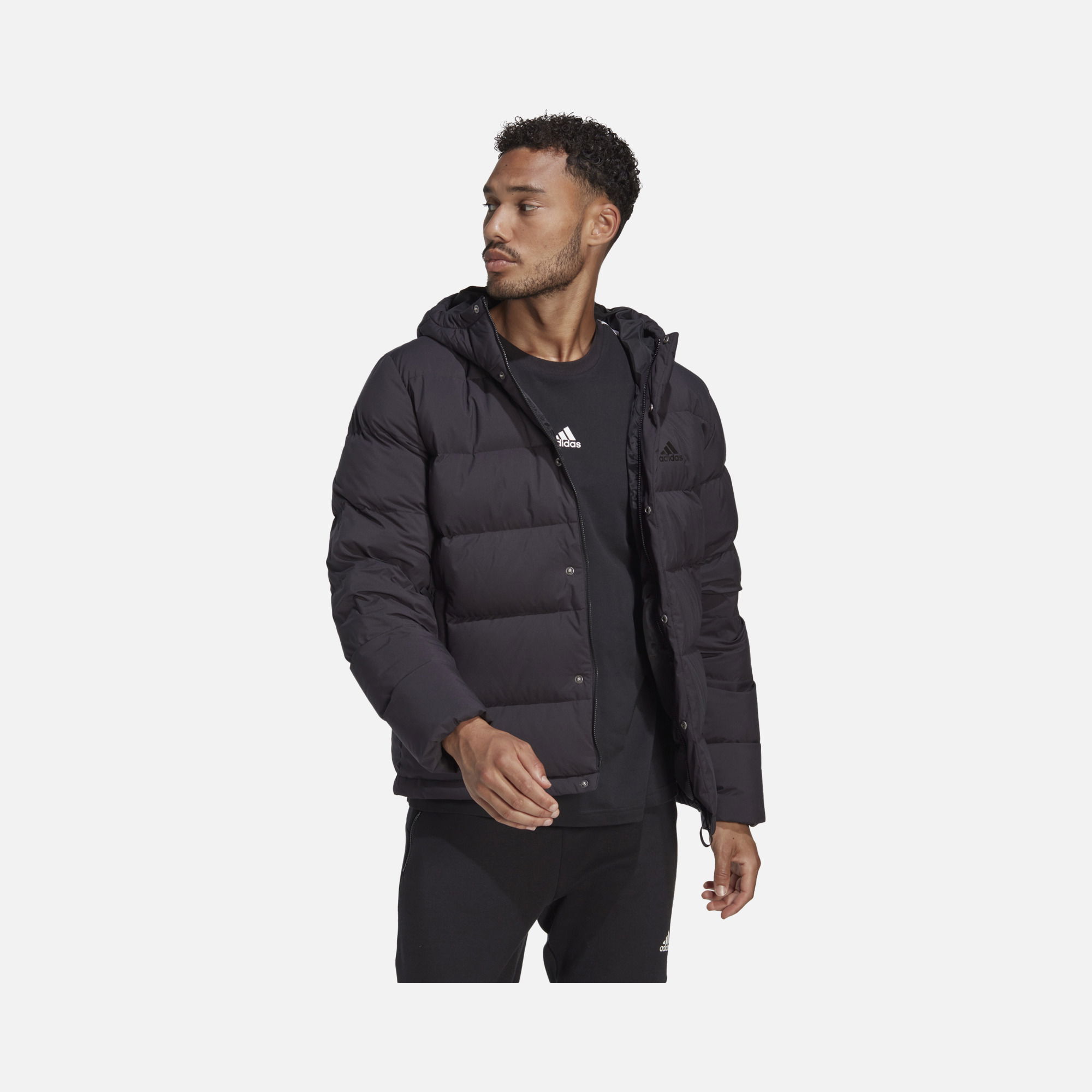 adidas Sportswear Helionic 600 Down Full-Zip Hoodie Erkek Mont