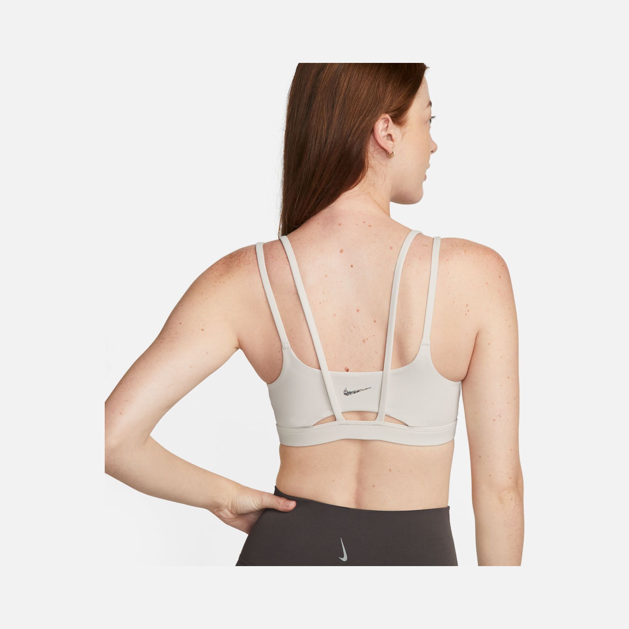 Nike Dri-Fit Alate Trace Light-Support Padded Strappy Training Kadın Bra