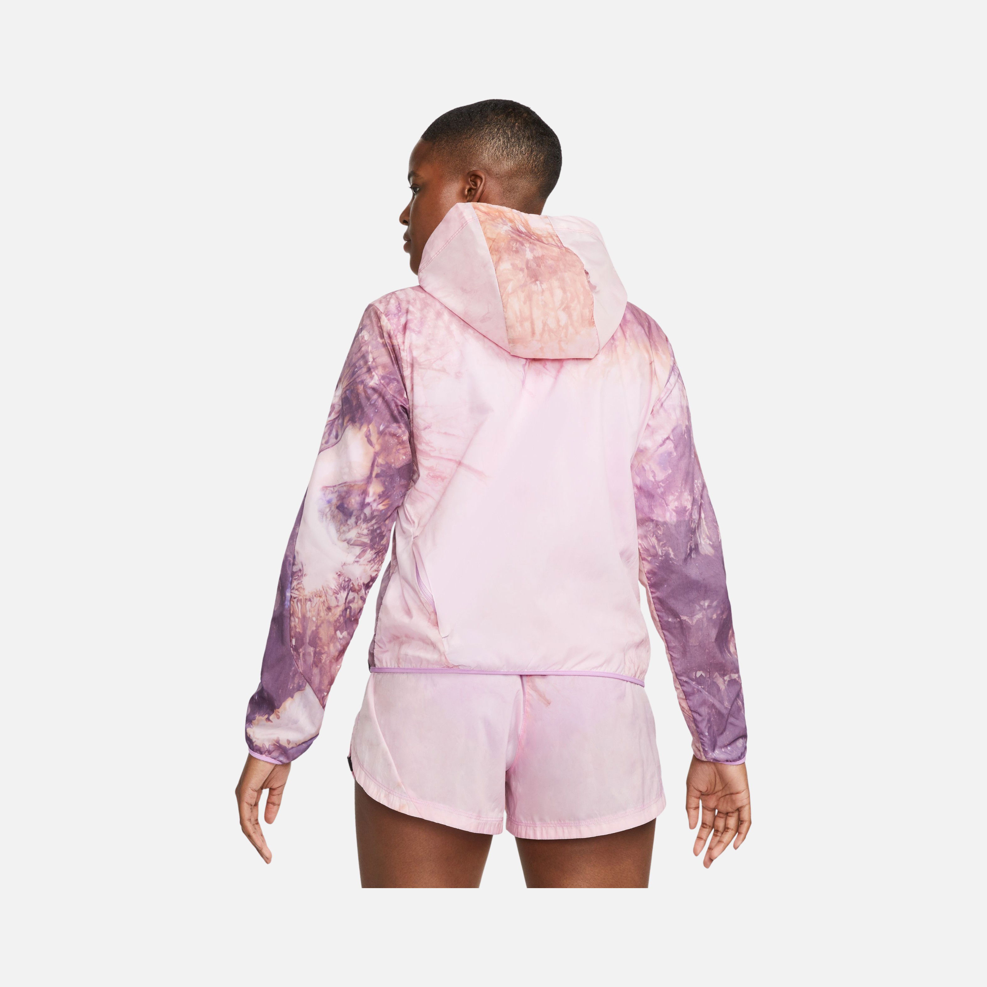 Nike Repel Trail-Running All-Over Printed Recoverable Full-Zip Hoodie Kadın Ceket