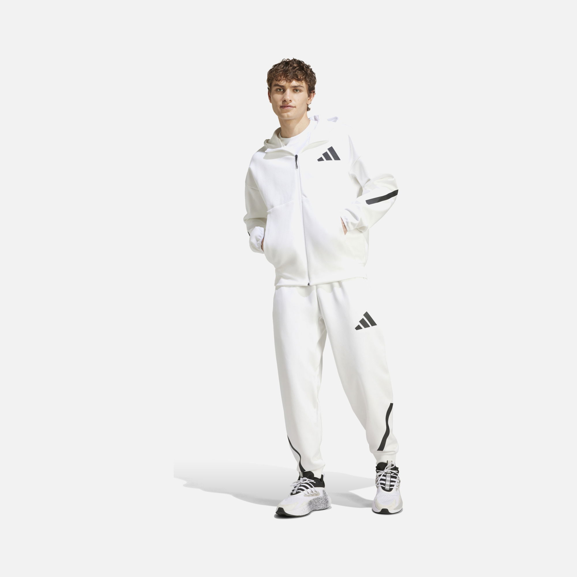 adidas Sportswear Z.N.E. Full-Zip Hooded Erkek Sweatshirt