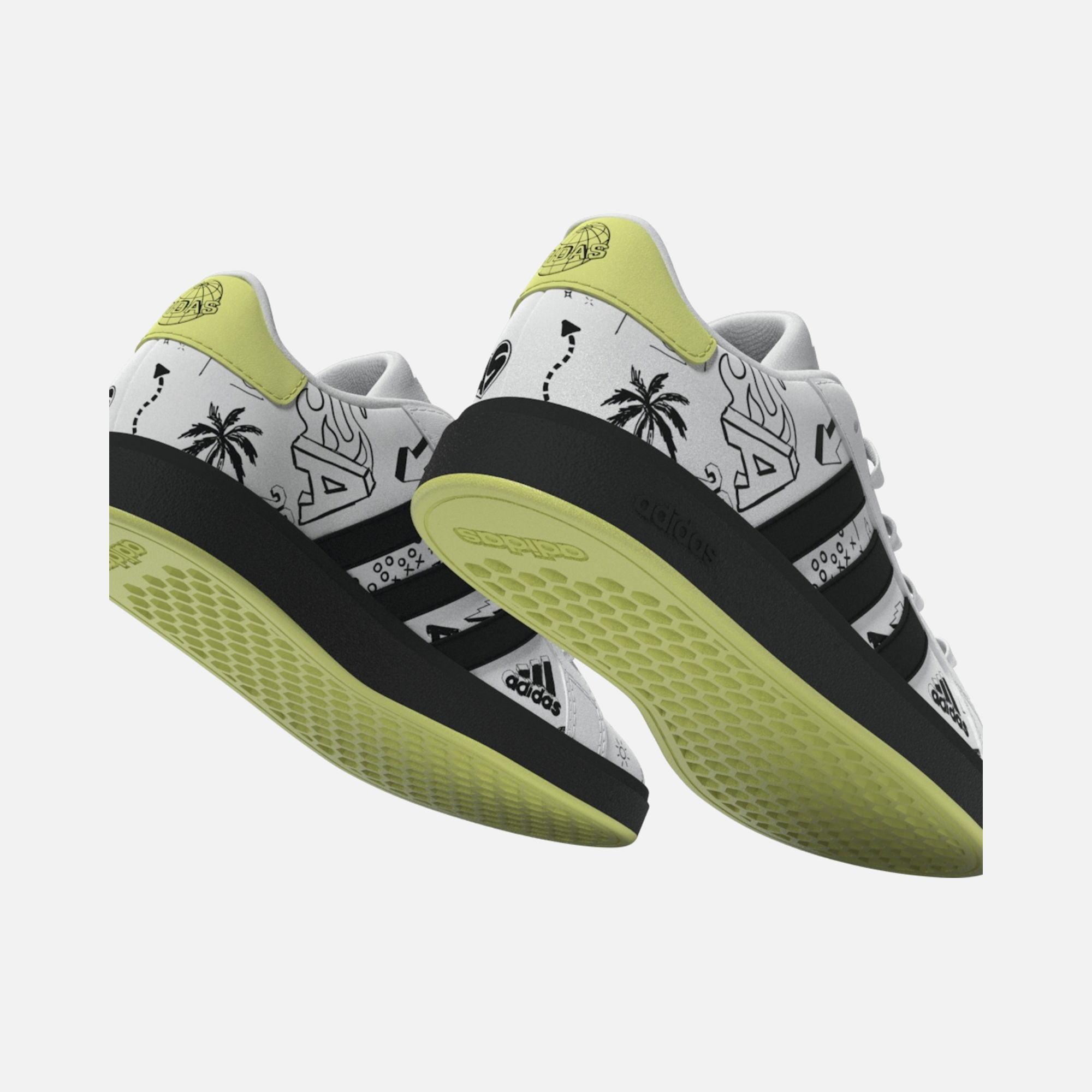 adidas Sportswear Grand Court 2.0 Graphic Çocuk Spor Ayakkabı