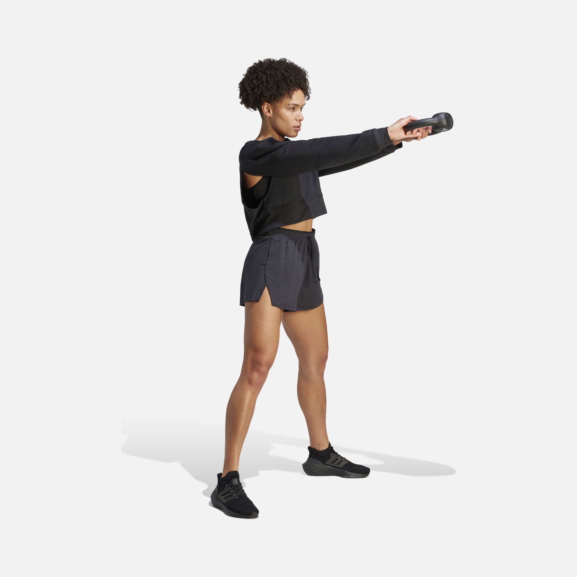 adidas Power Aeroready Crop Cover-Up Training Kadın Sweatshirt