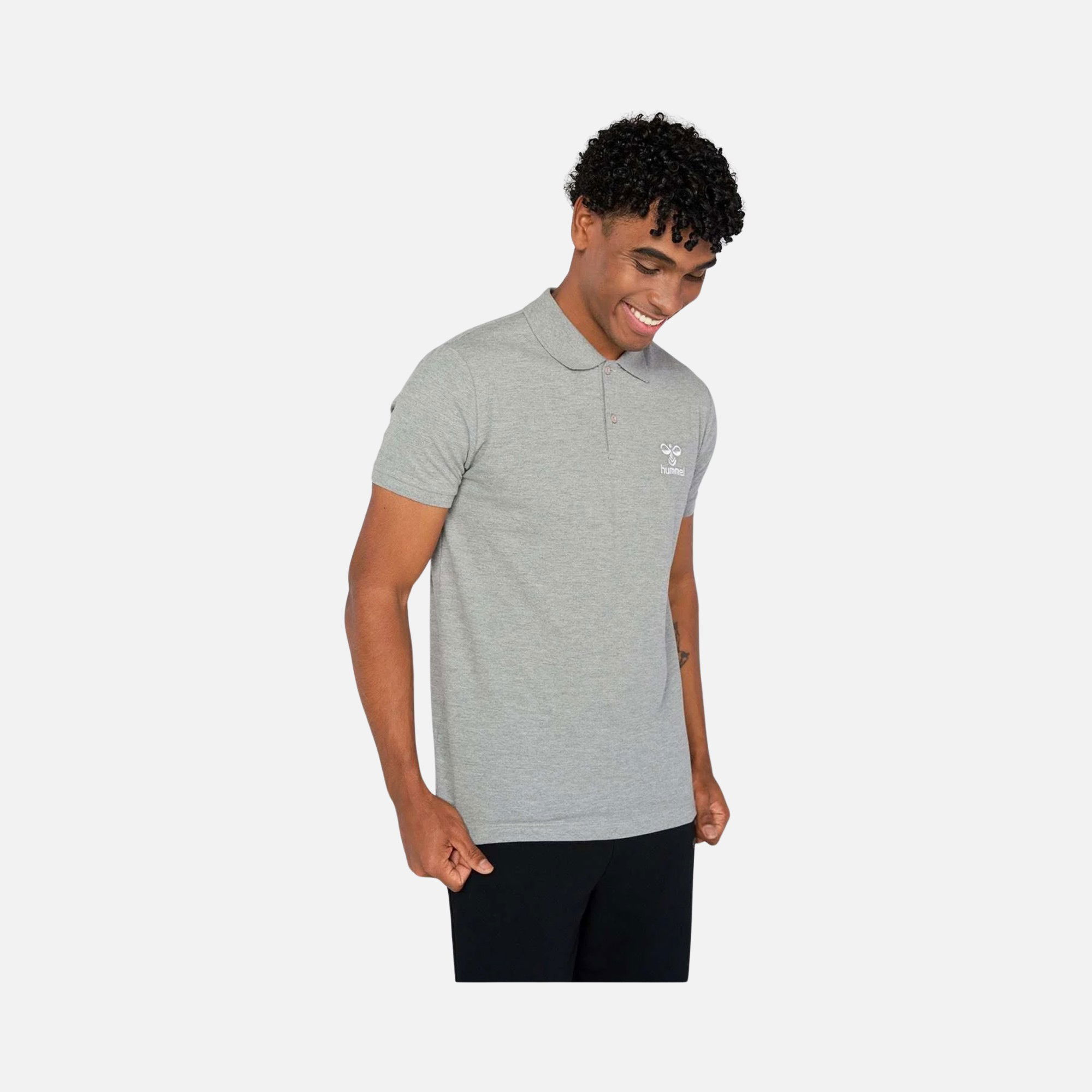 Hummel Sportswear Leon Polo Collar Short-Sleeve Erkek Tişört