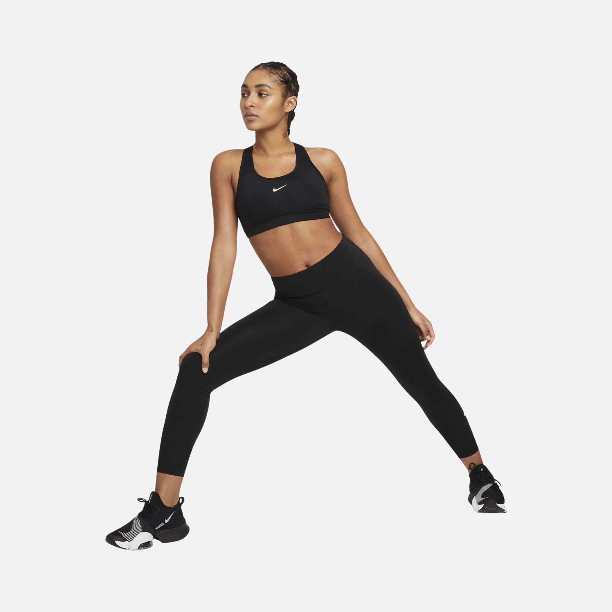 Nike One Mid-Rise Crop (Plus Size) Kadın Tayt