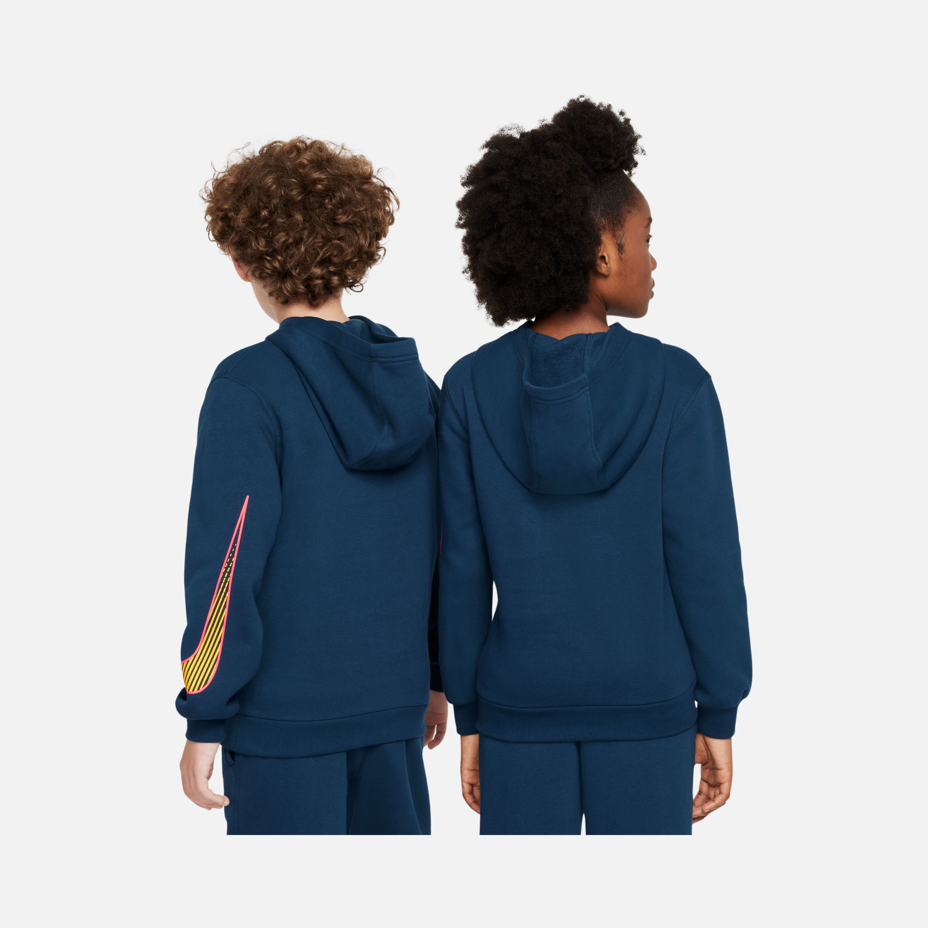 Nike Kylian Mbappé Club Fleece Multidirectional Hoodie Çocuk Sweatshirt