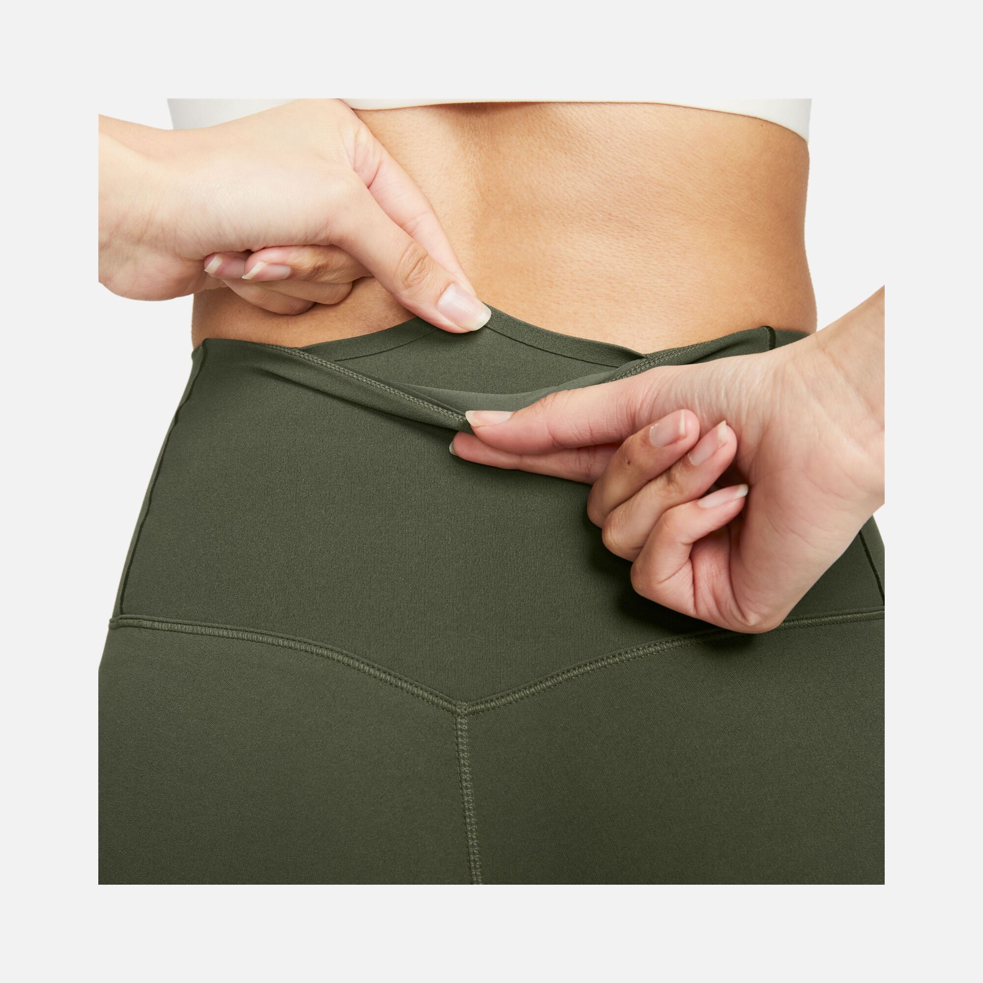 Nike Dri-Fit Zenvy Gentle-Support InfinaSoft High-Waisted 7/8 Training Kadın Tayt