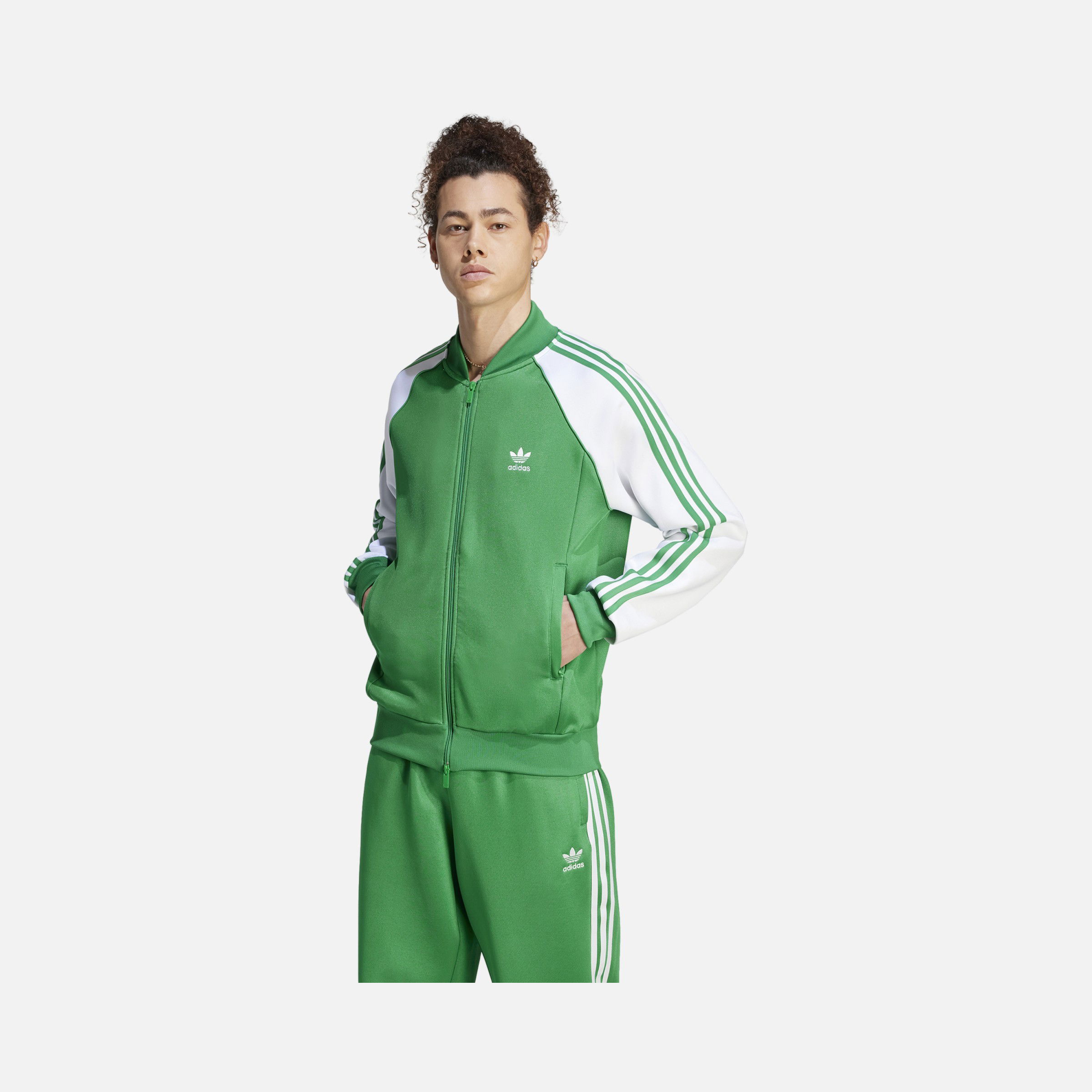 adidas Sportswear Adicolor Classics+ SST 3-Stripes Full-Zip Hoodie Erkek Ceket