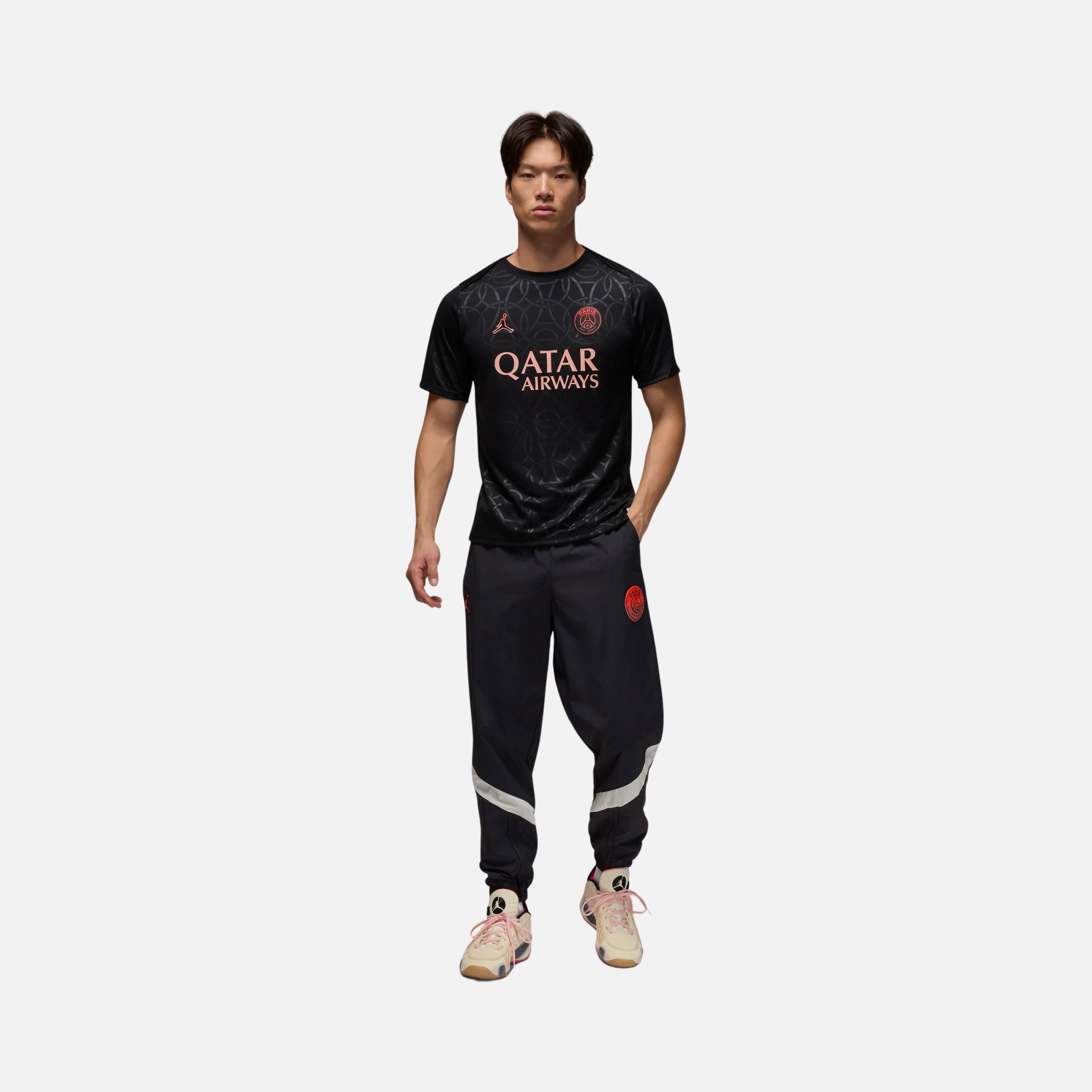 Nike Paris Saint-Germain Academy Pro Third Jordan Dri-Fit Football Pre-Match Short-Sleeve Erkek Tişört