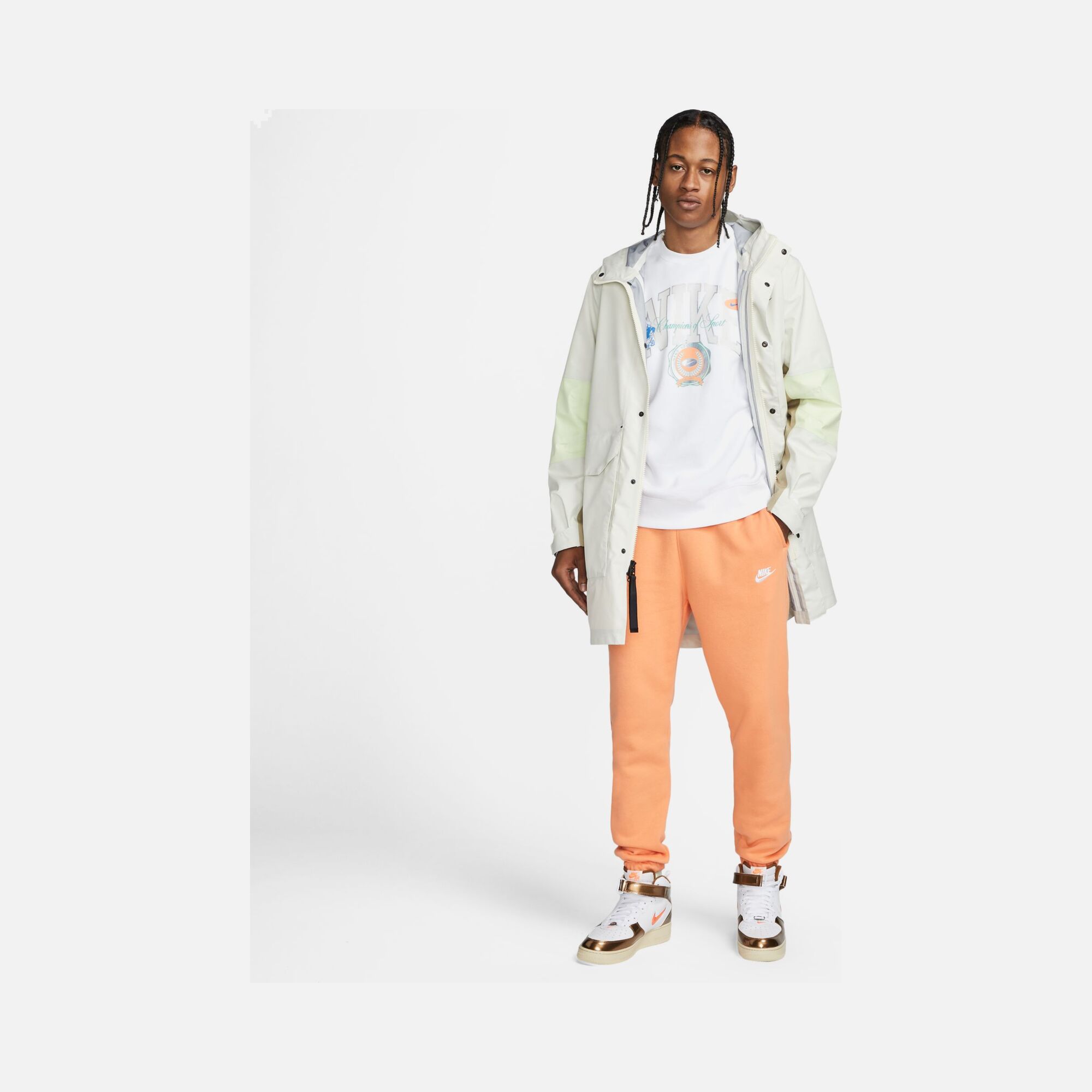 Nike Sportswear College Sports Graphic Fleece Erkek Sweatshirt