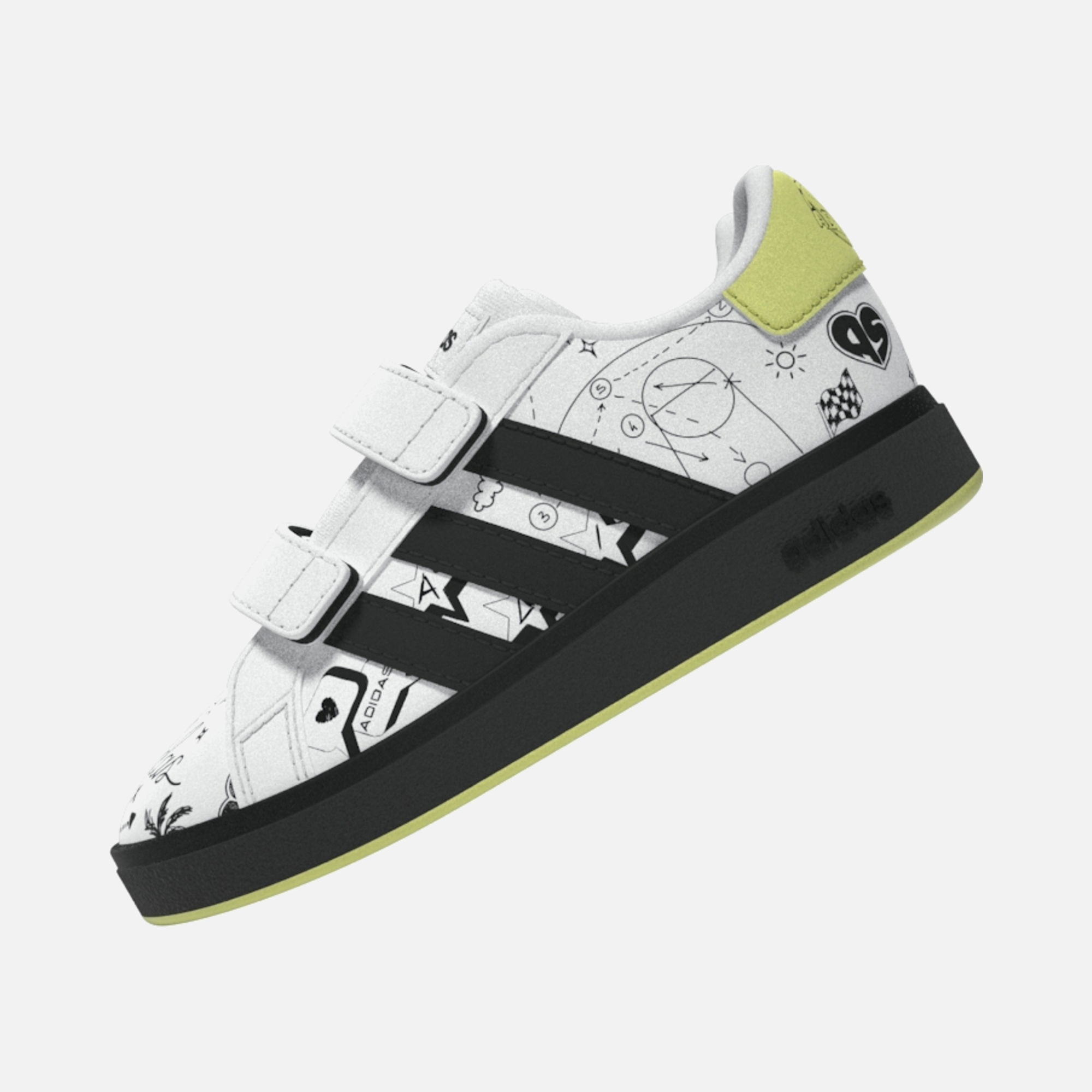 adidas Sportswear Grand Court 2.0 Graphic (TD) Çocuk Spor Ayakkabı