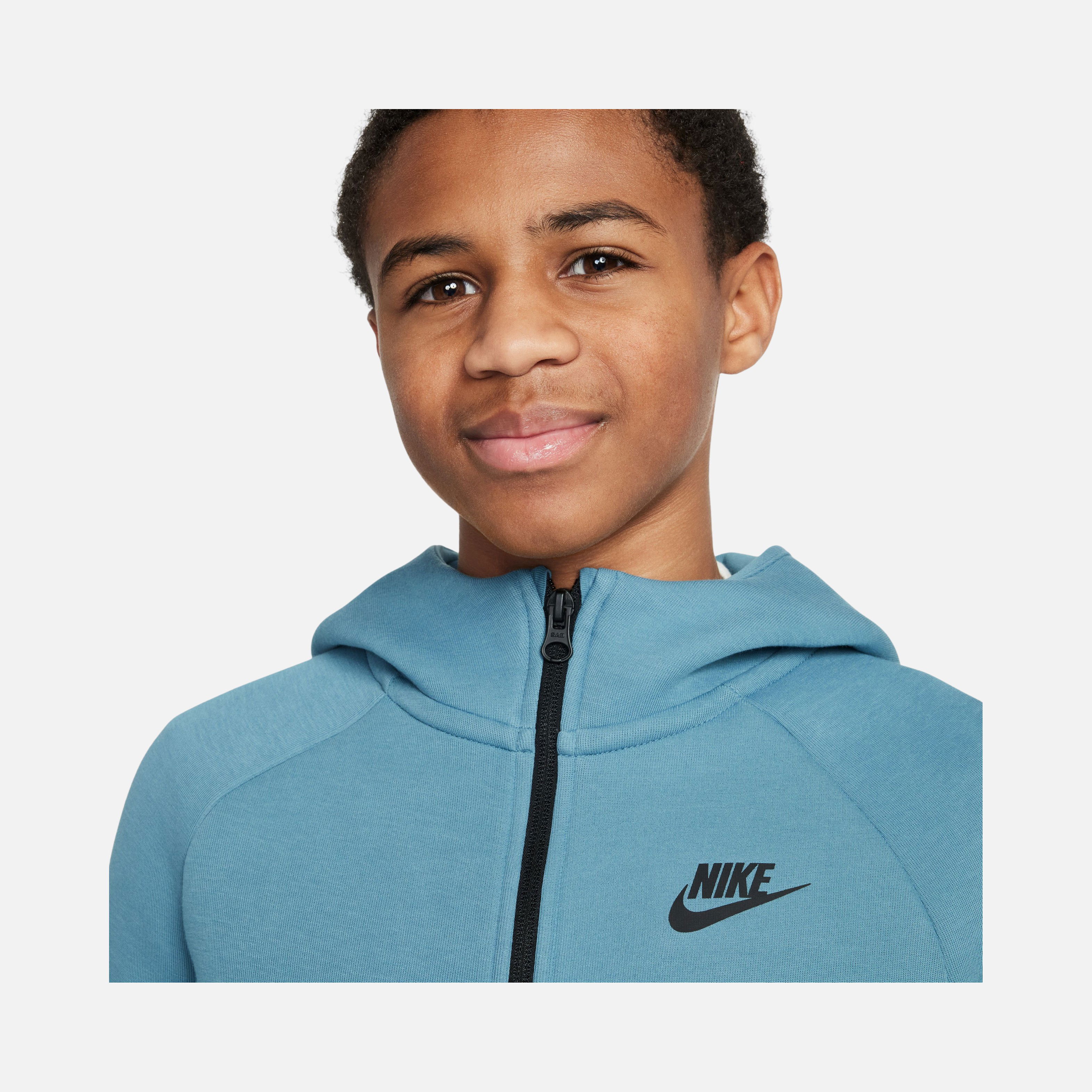 Nike Sportswear Smooth Tech Fleece Full-Zip Hooded Çocuk Sweatshirt
