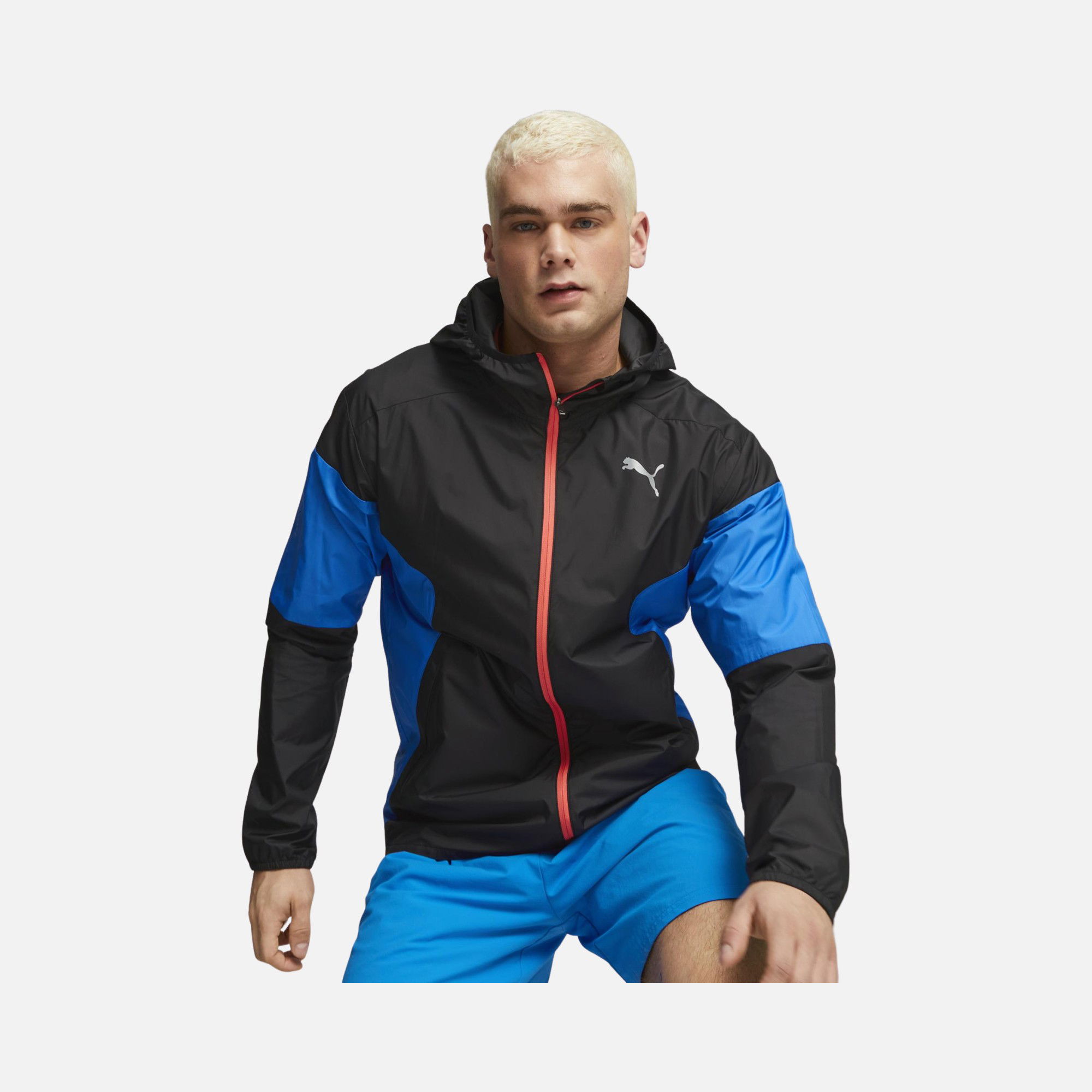 Puma Run Lightweight Full-Zip Hoodie Erkek Ceket