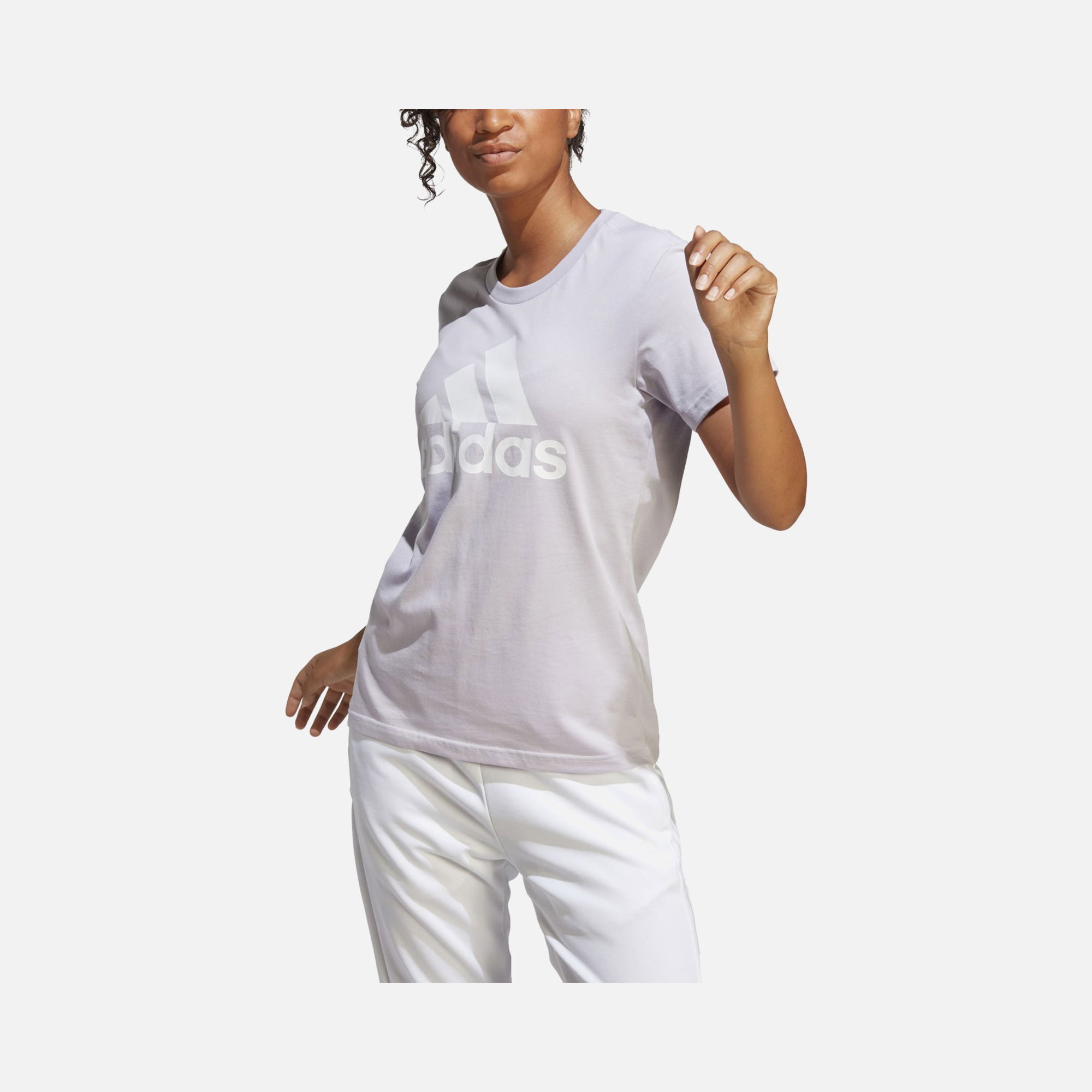 adidas Essentials Logo Short-Sleeve Kadın Tişört