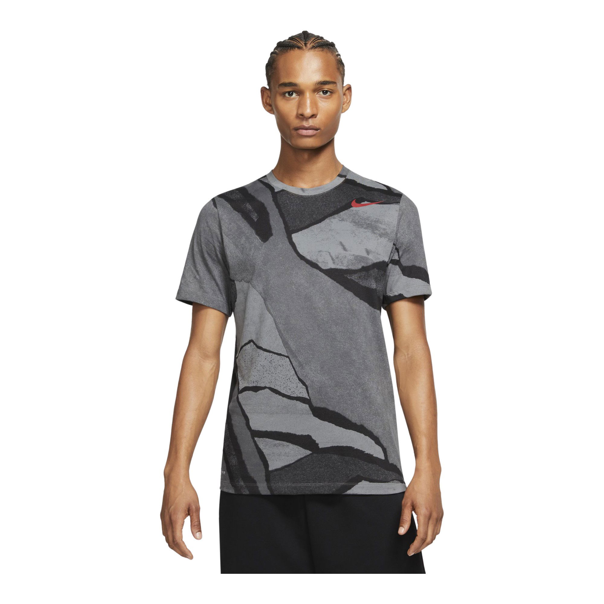 Nike Dri-Fit Printed Training Short-Sleeve Erkek Tişört