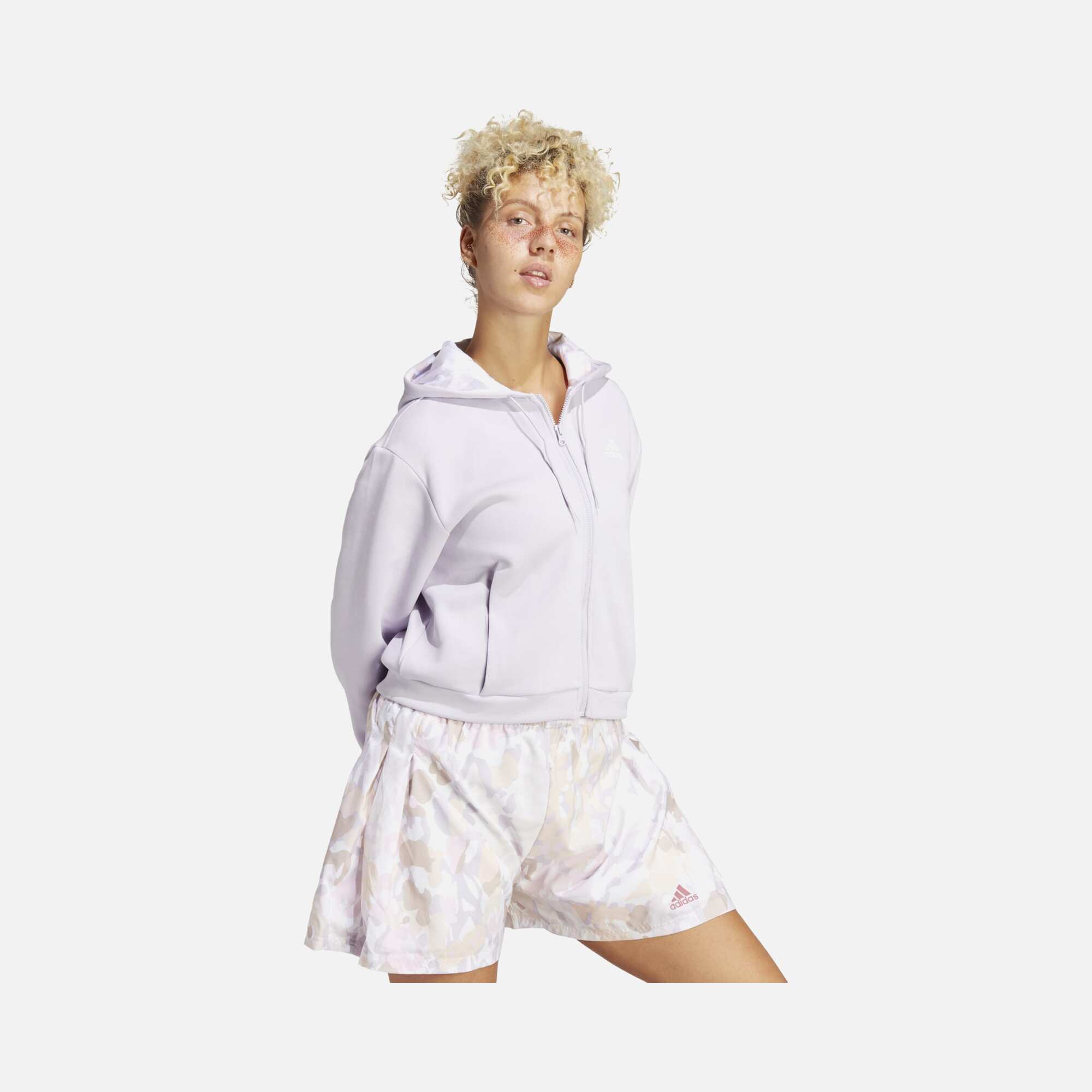 adidas Sportswear Graphic Regular-Fit Full-Zip Hoodie Kadın Sweatshirt