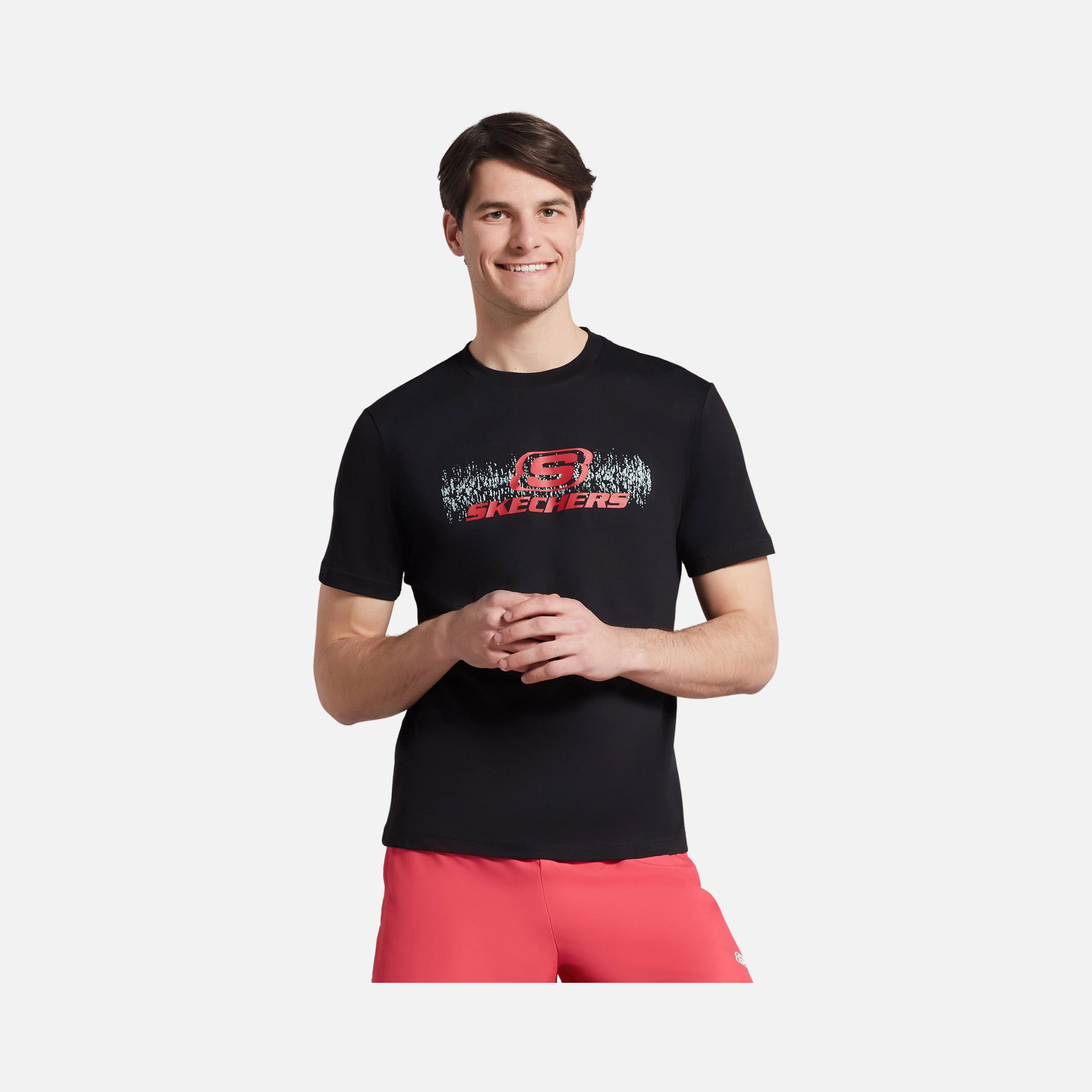 Skechers Sporswear Big Logo Graphic Short Sleeve Erkek Tişört