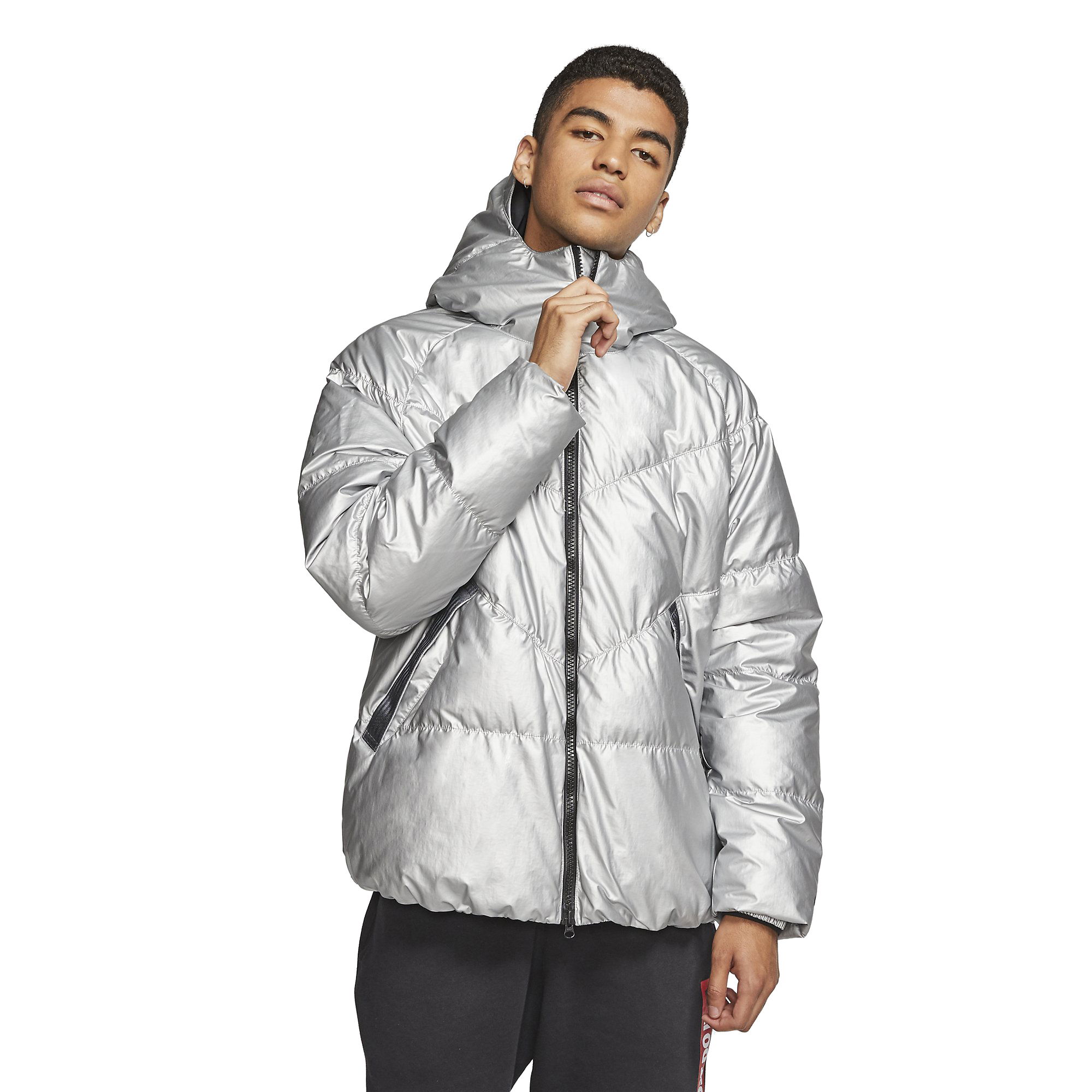 Nike Sportswear Down-Fill Hooded Puffer Erkek Mont