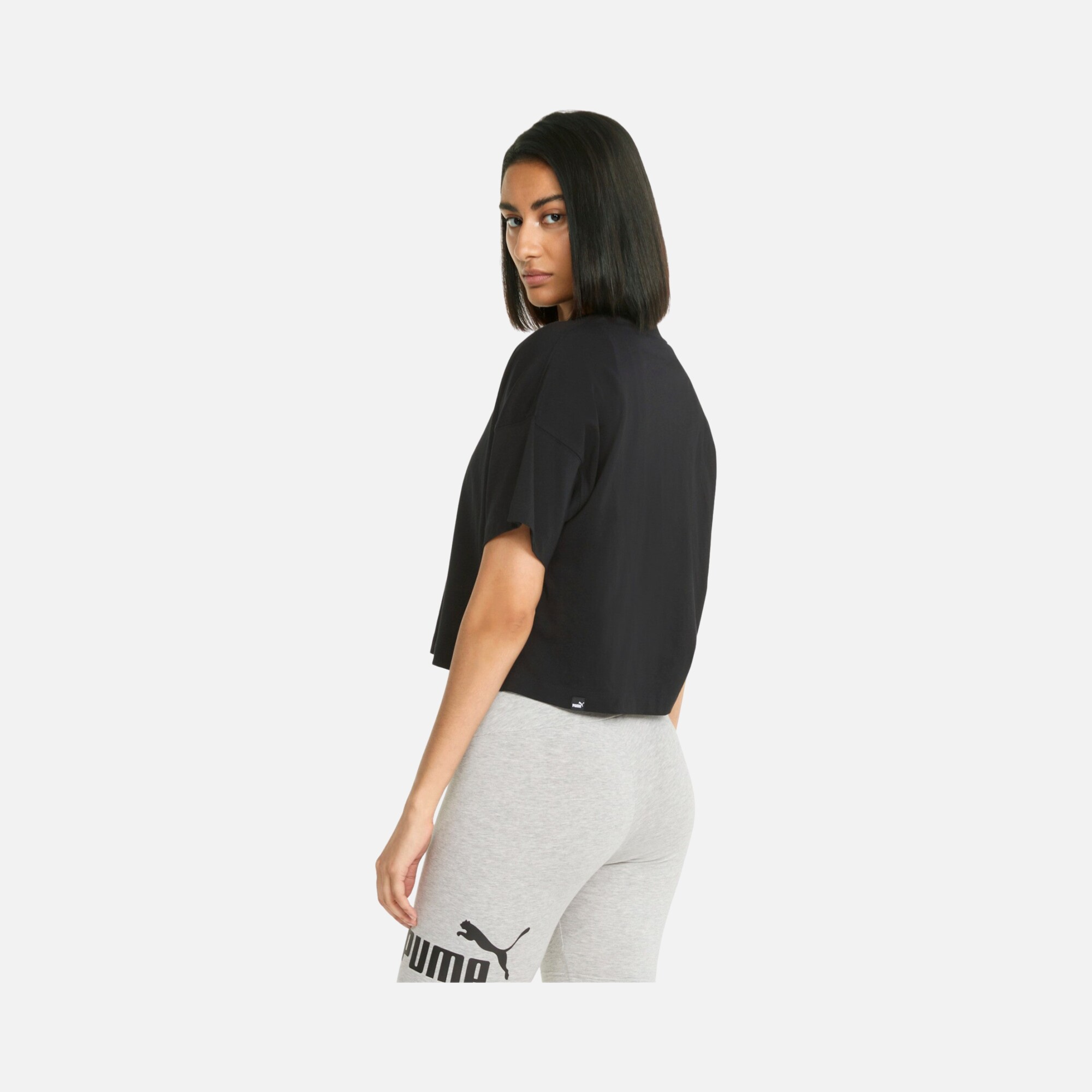 Puma HER Cropped Short-Sleeve Kadın Tişört