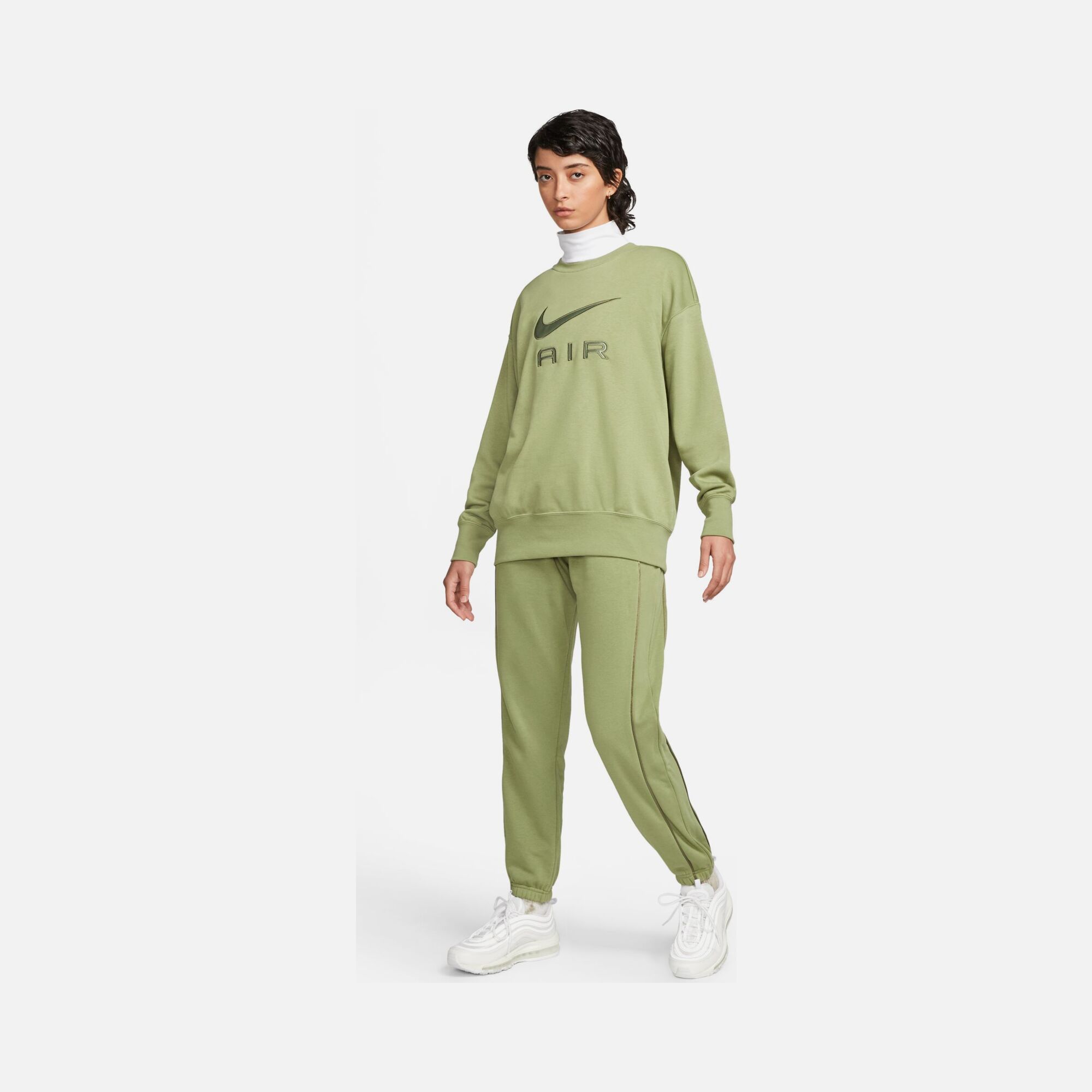 Nike Sportswear Air Mid-Rise Fleece Kadın Eşofman Altı