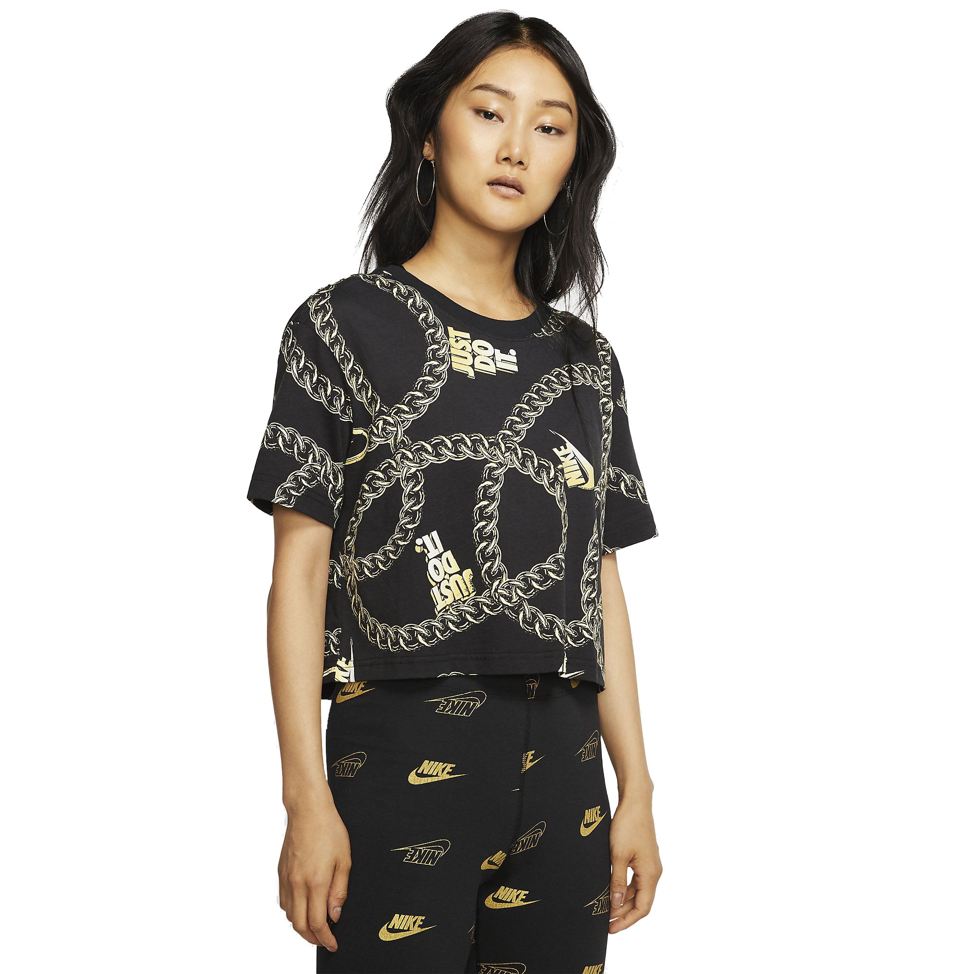 Nike Sportswear Icon Clash Cropped Kadın Tişört