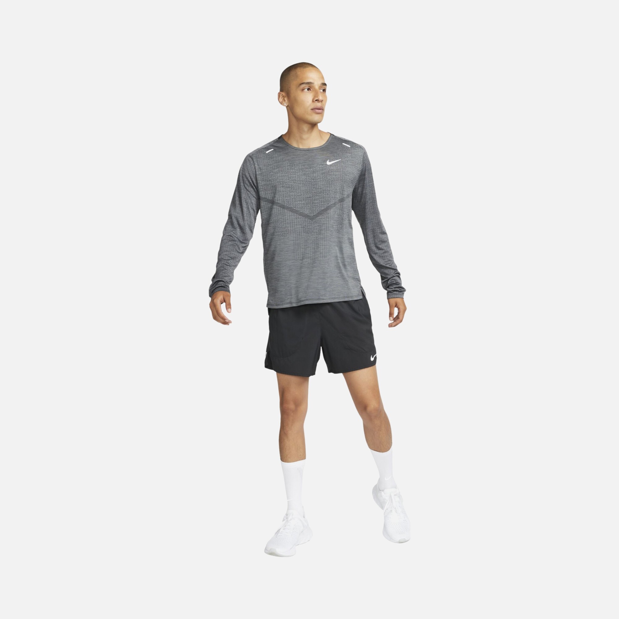 Nike Dri-Fit ADV Techknit Ultra Long-Sleeve Running Erkek Tişört