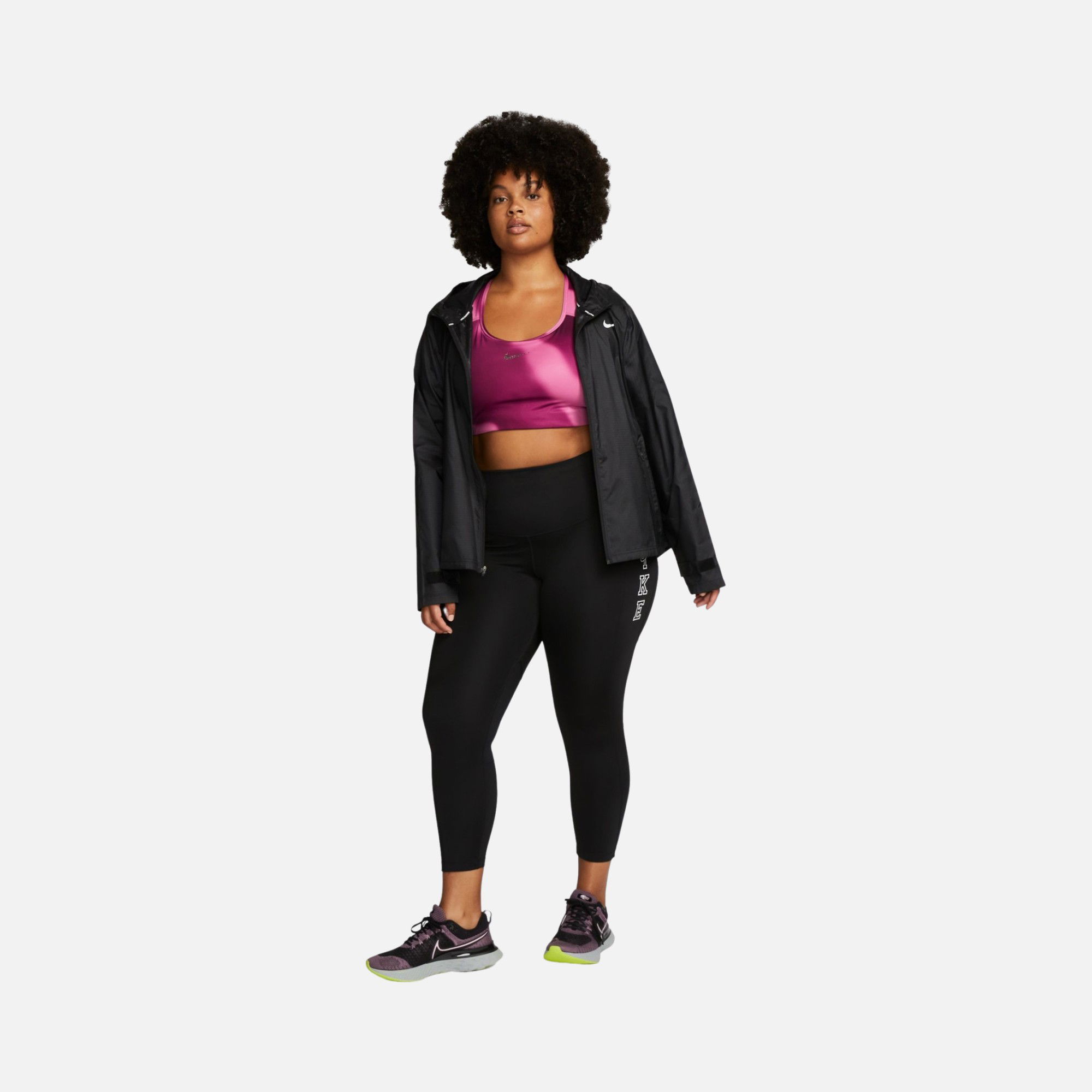 Nike Dri-Fit Epic Fast Mid-Rise Running (Plus-Size) Kadın Tayt