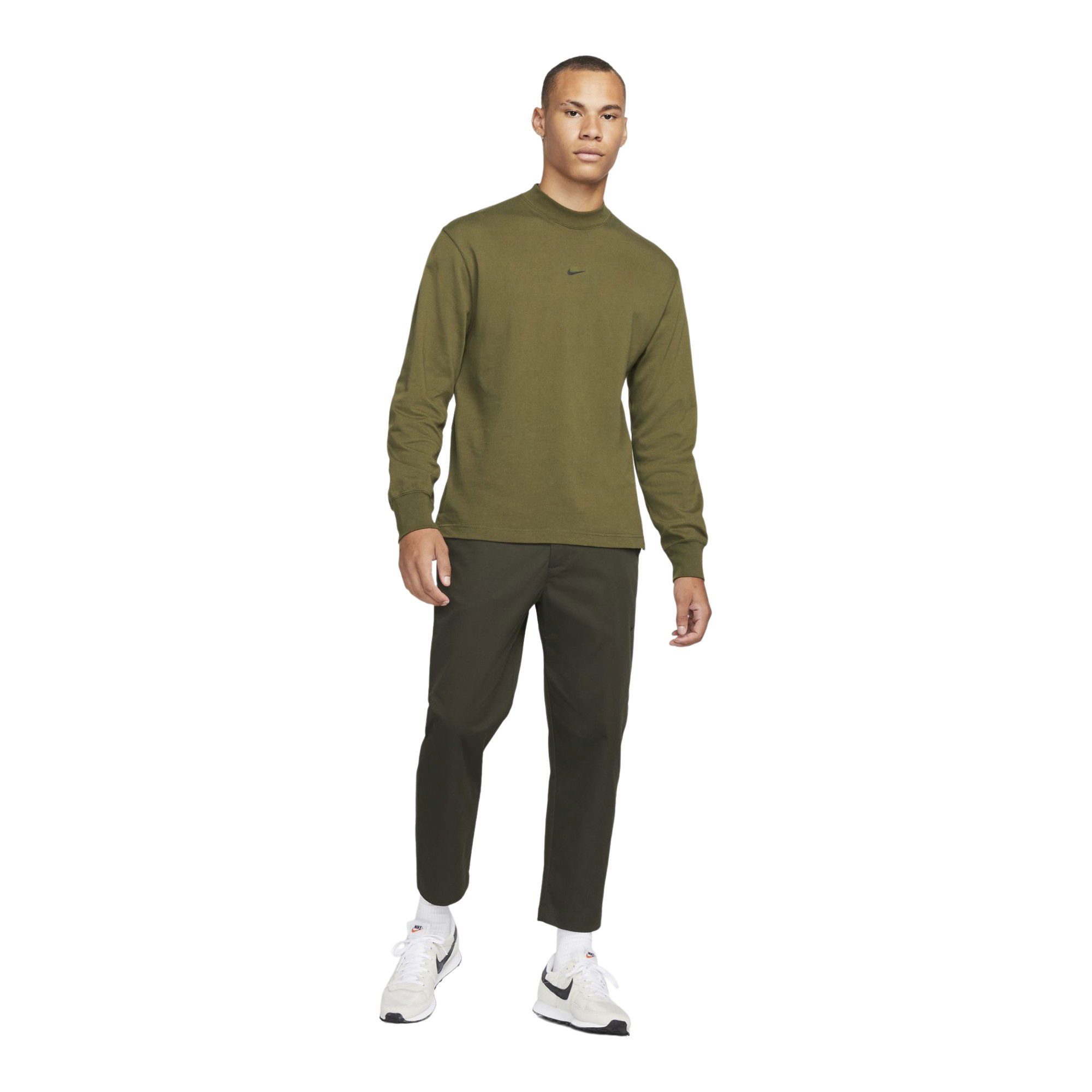 Nike Sportswear Style Essentials Mock Long-Sleeve Erkek Tişört