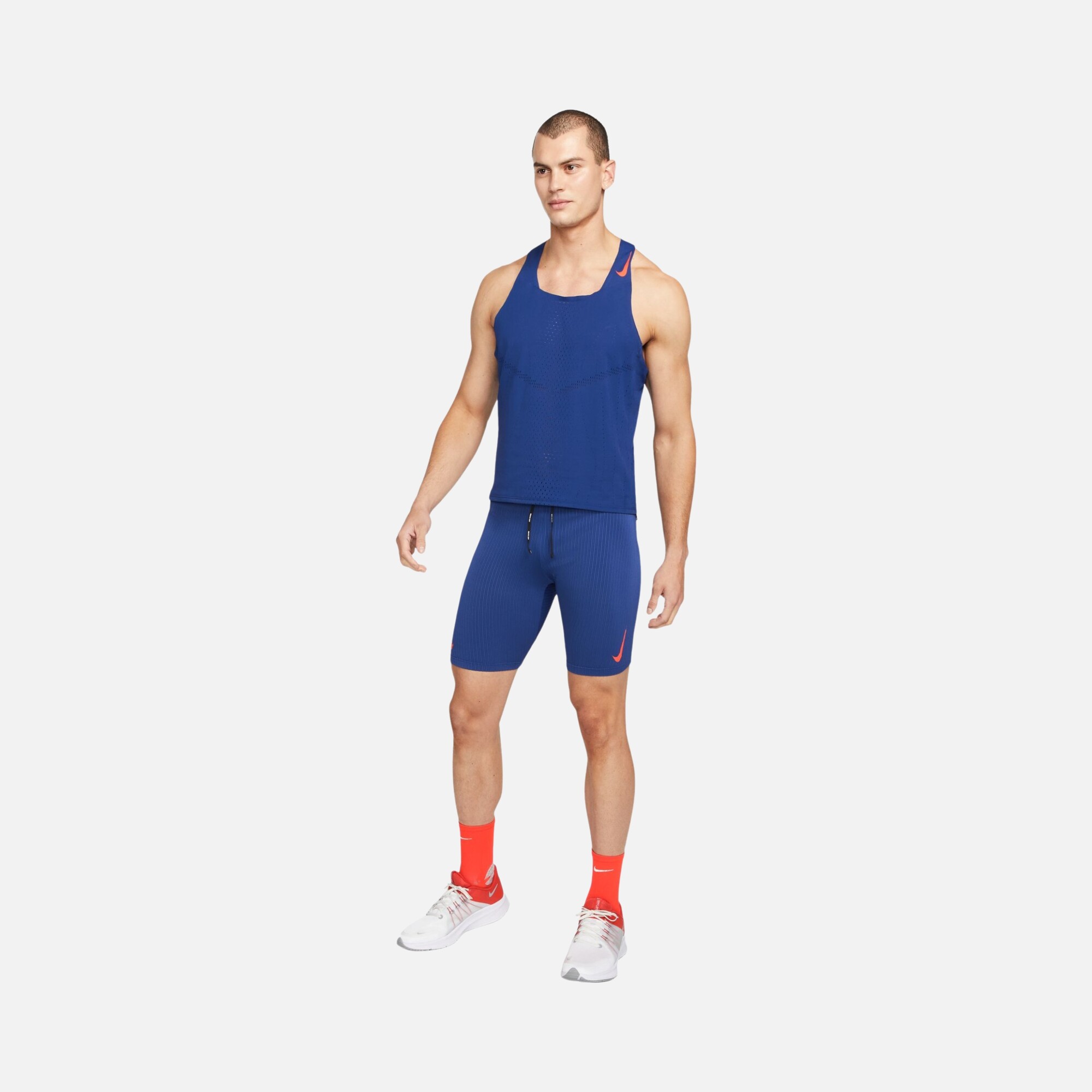 Nike Dri-Fit ADV AeroSwift 1/2-Length Running Racing Erkek Tayt