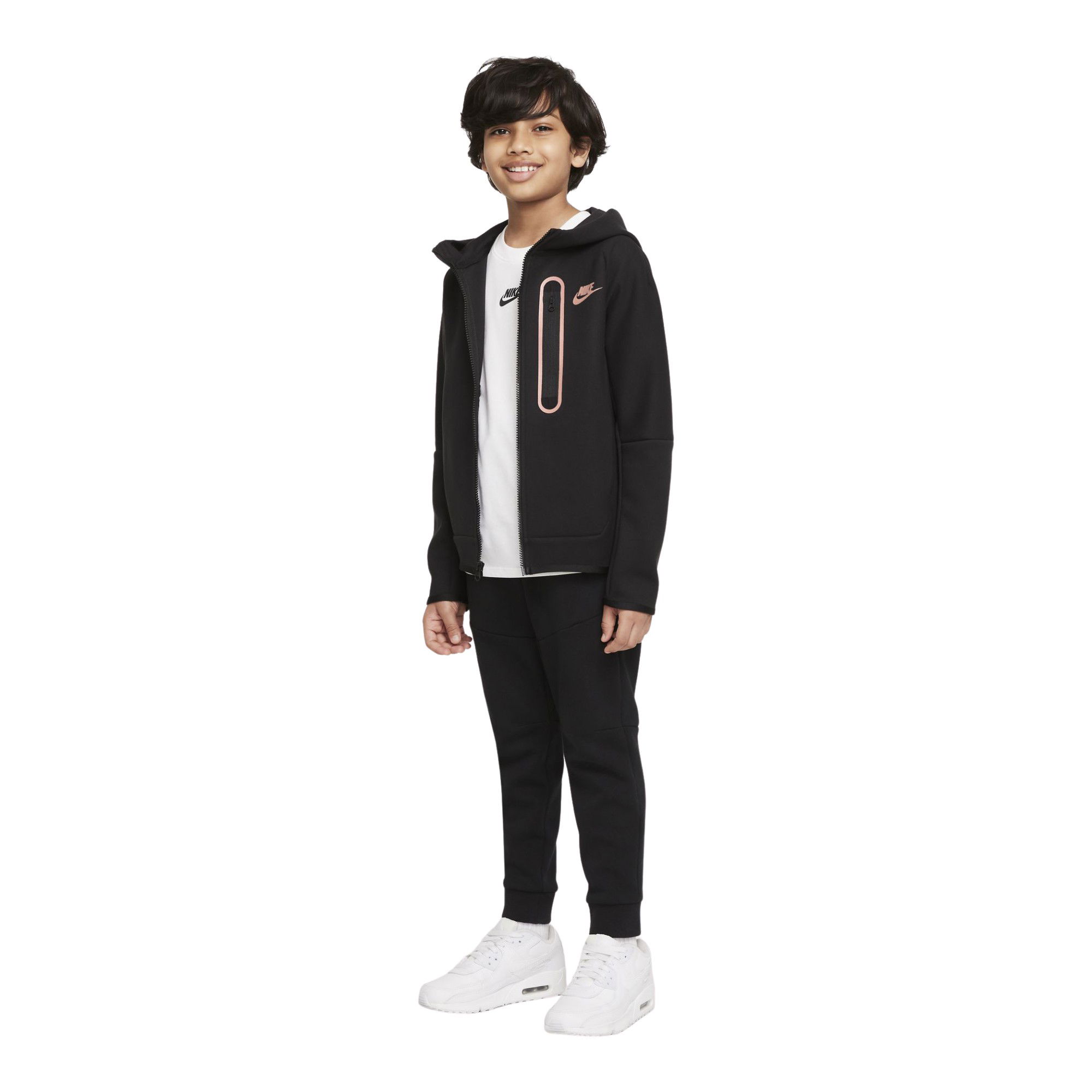 Nike Sportswear Tech Fleece Brushed Full-Zip Hoodie (Boys') Çocuk Sweatshirt