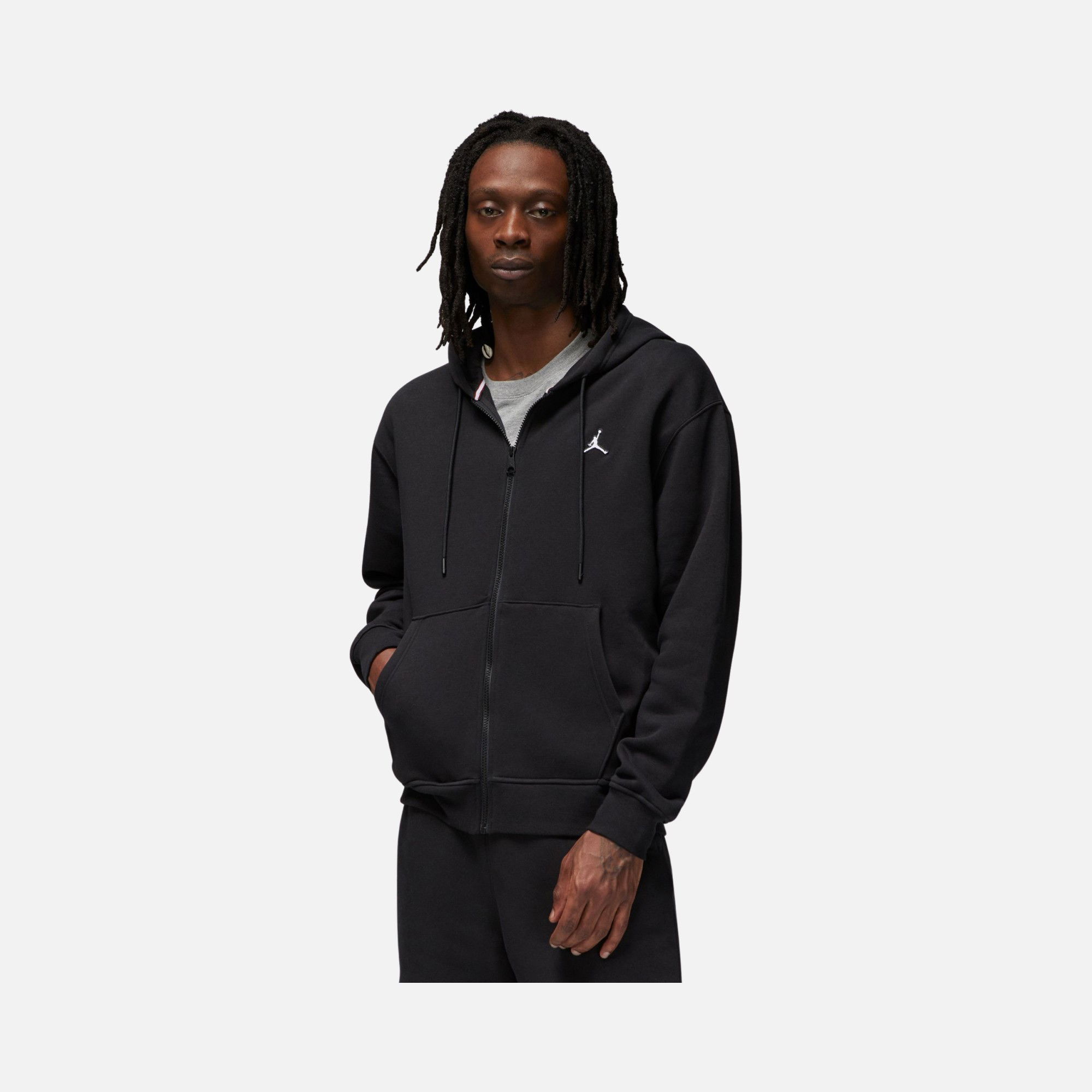 Nike Jordan Brooklyn Fleece Full-Zip Hoodie Erkek Sweatshirt