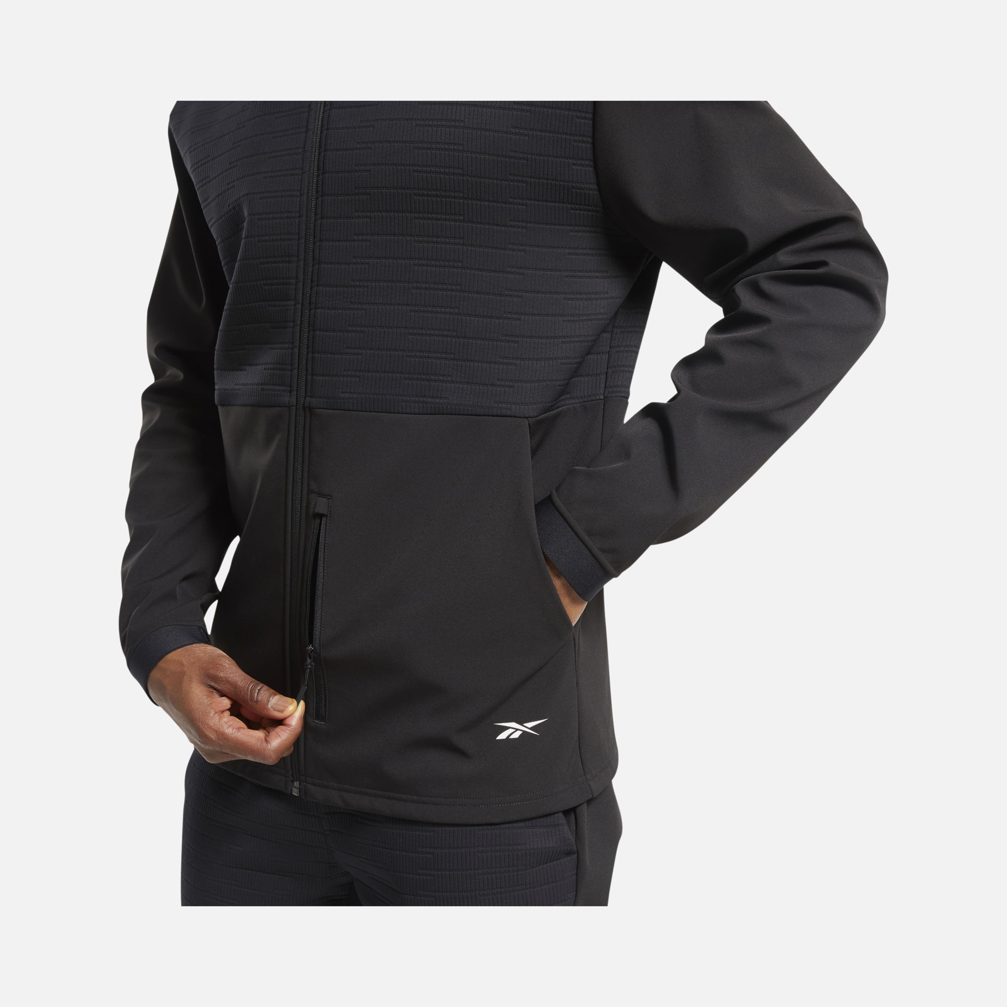 Reebok Thermowarm Deltapeak Full-Zip Control Hoodie Erkek Sweatshirt