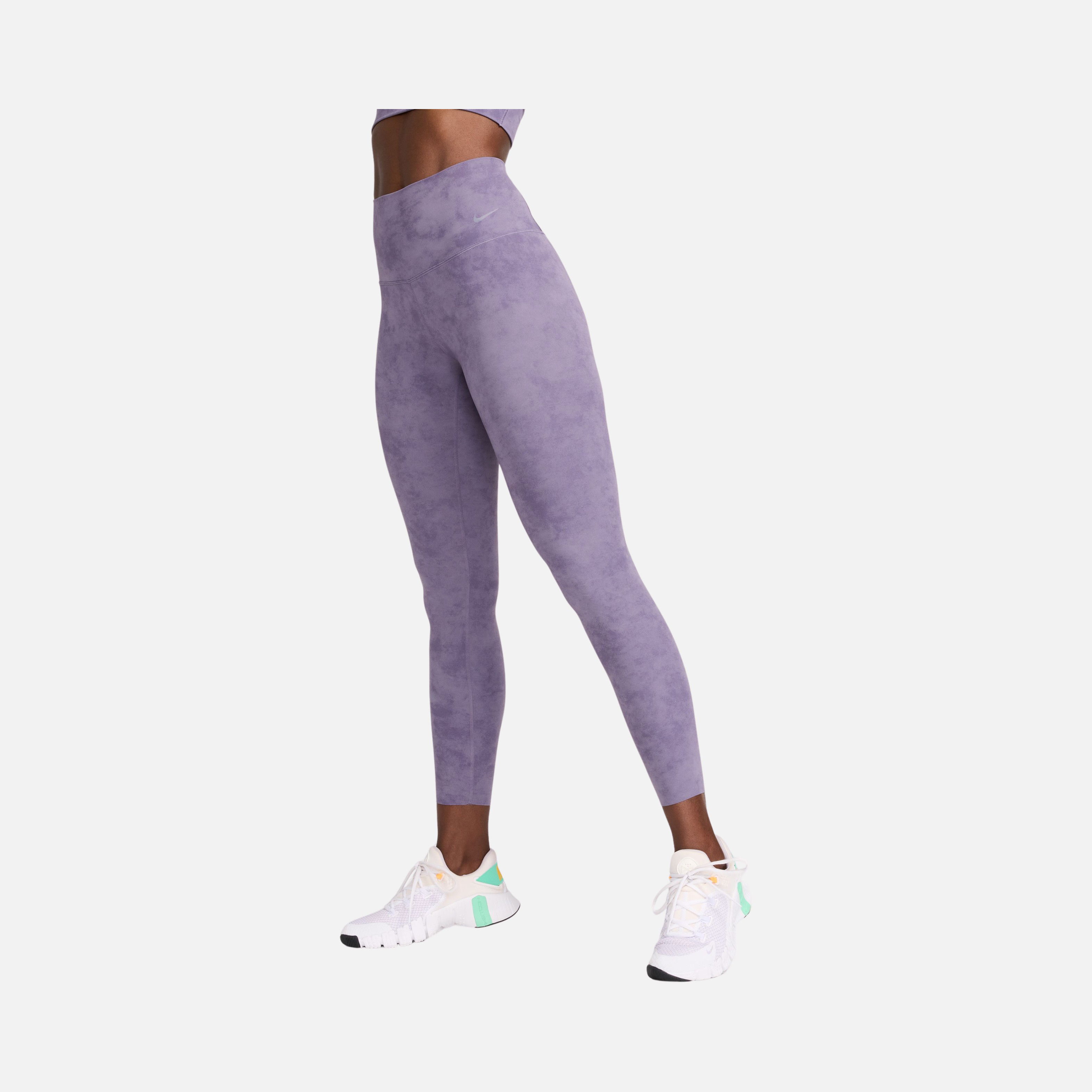 Nike Dri-Fit Zenvy High-Waisted 7/8 Tie-Dye Training Kadın Tayt