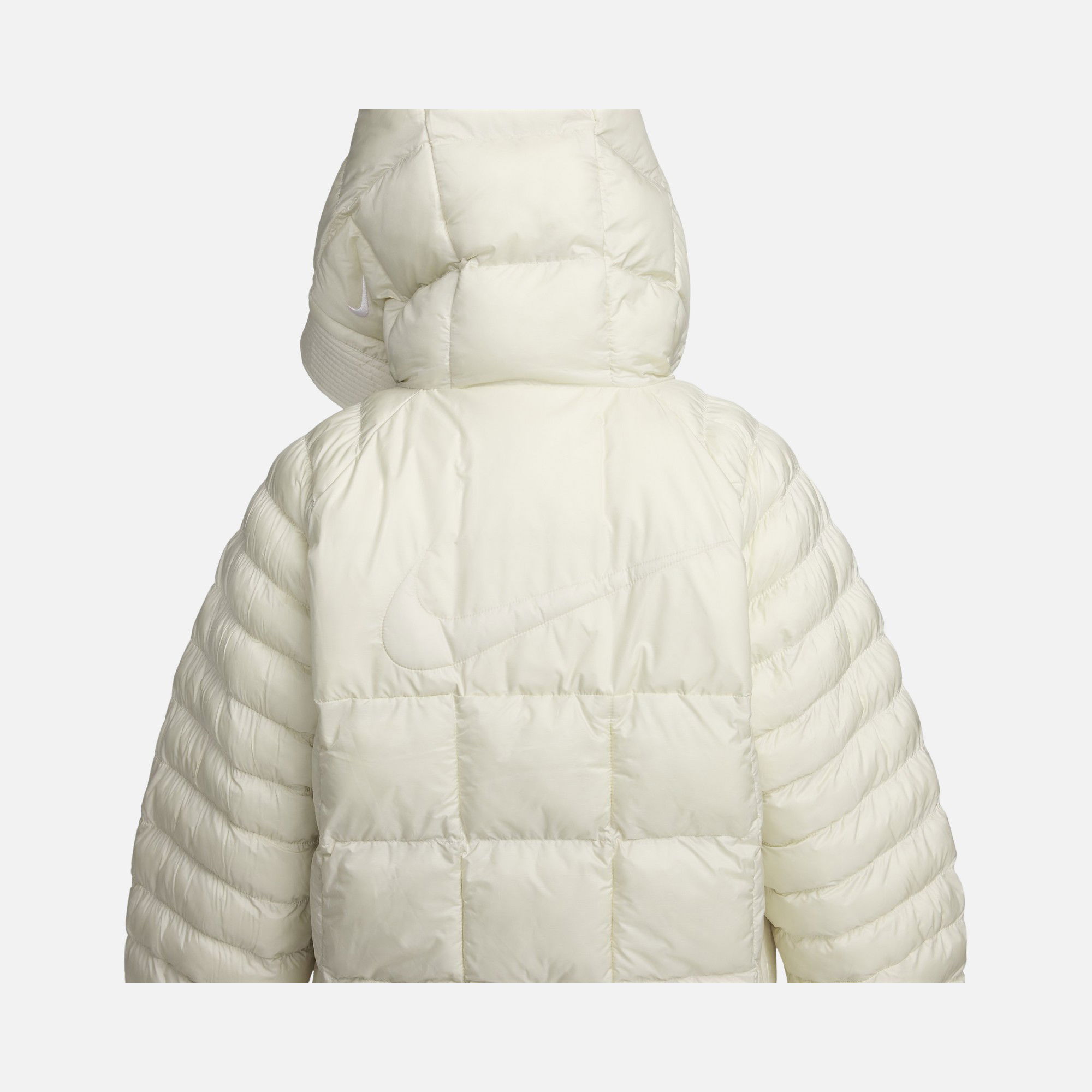 Nike Sportswear Therma-Fit PrimaLoft® Thermoplume® Oversized Swoosh Puffer Full-Zip Hoodie Kadın Mont