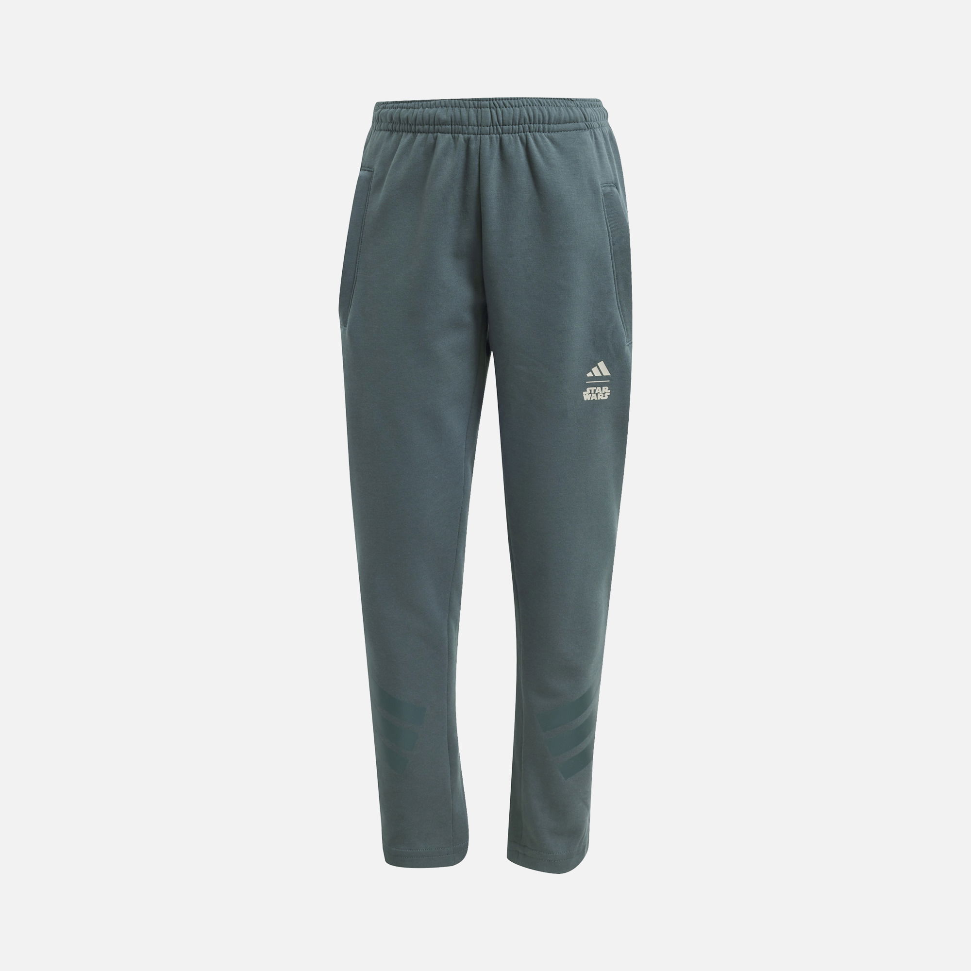 adidas Star Wars Mandalorian French Terry Fabric Mid-Rise Waist Gym & Training Çocuk Eşofman Altı