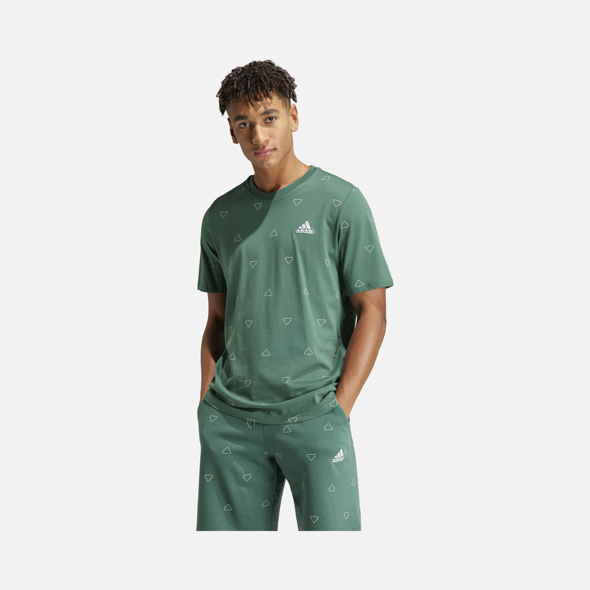 adidas Sportswear Monogram Graphic Short-Sleeve Erkek Tişört