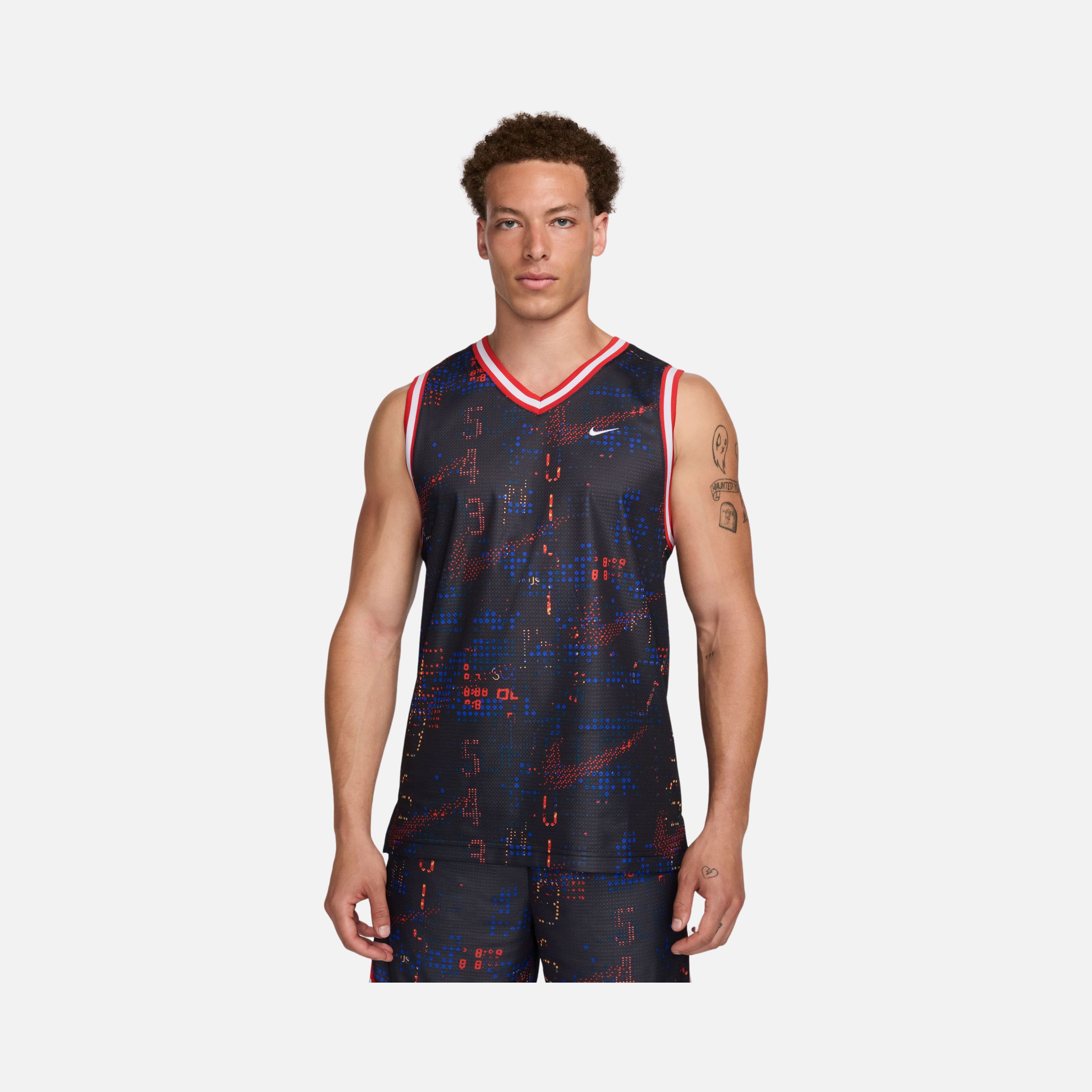 Nike DNA Dri-Fit ''Their Scoreboard-Inspired Printed'' Erkek Basketbol Forma