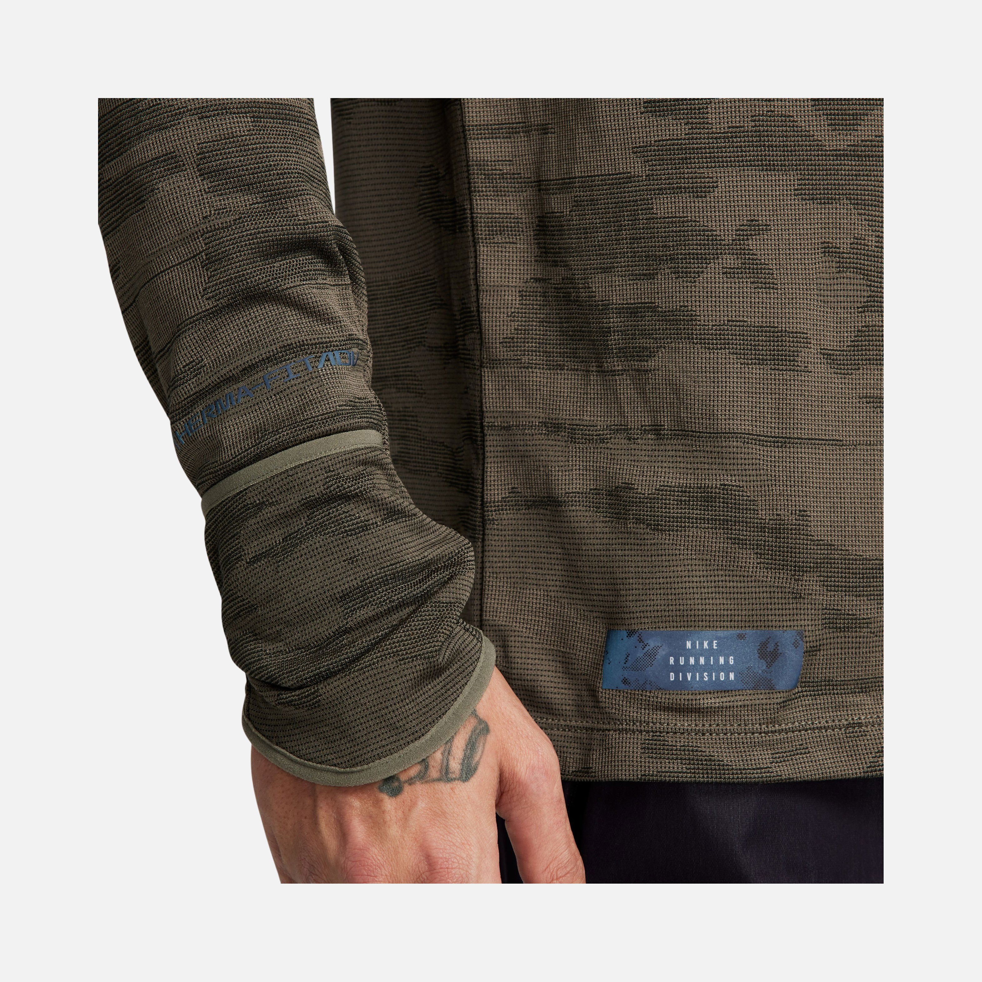 Nike Therma-Fit ADV Running Division Long-Sleeve Erkek Tişört