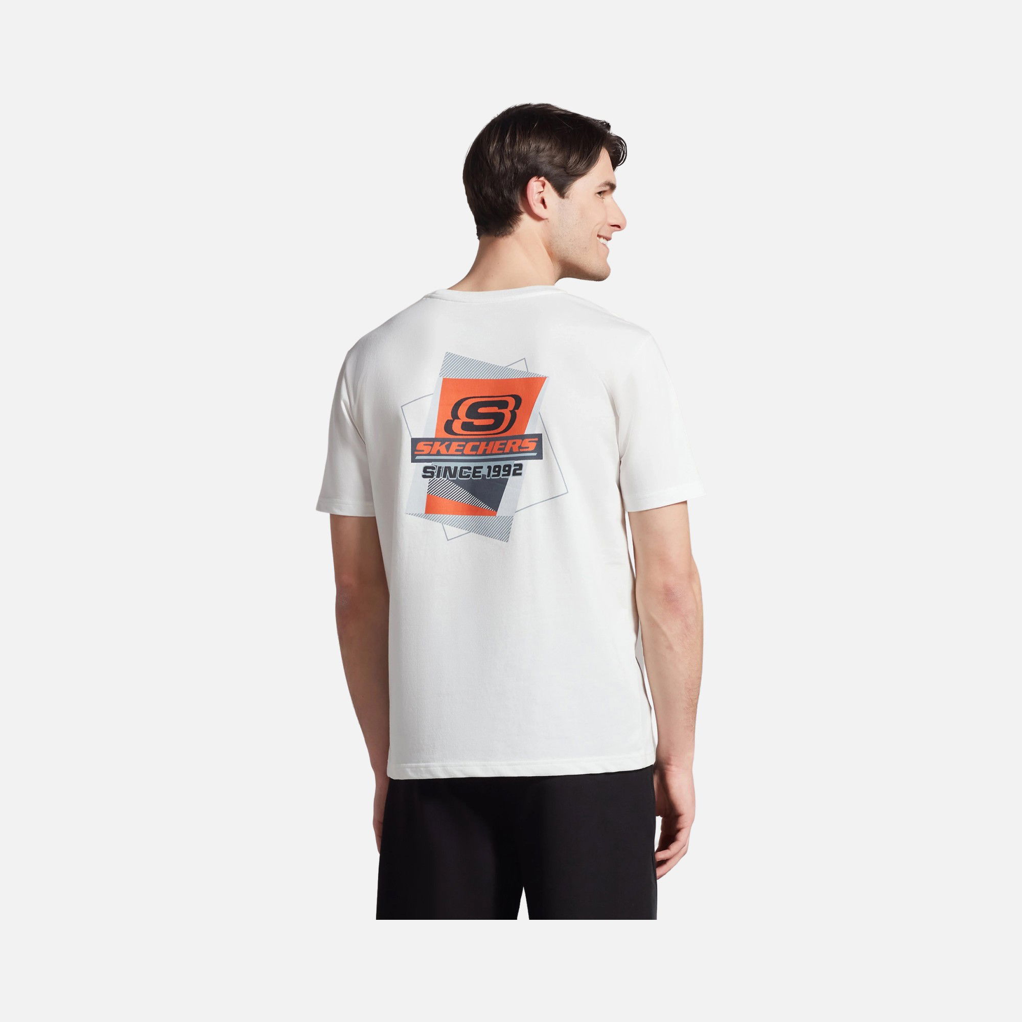 Skechers Sportswear Graphic Crew Neck Short Sleeve Erkek Tişört