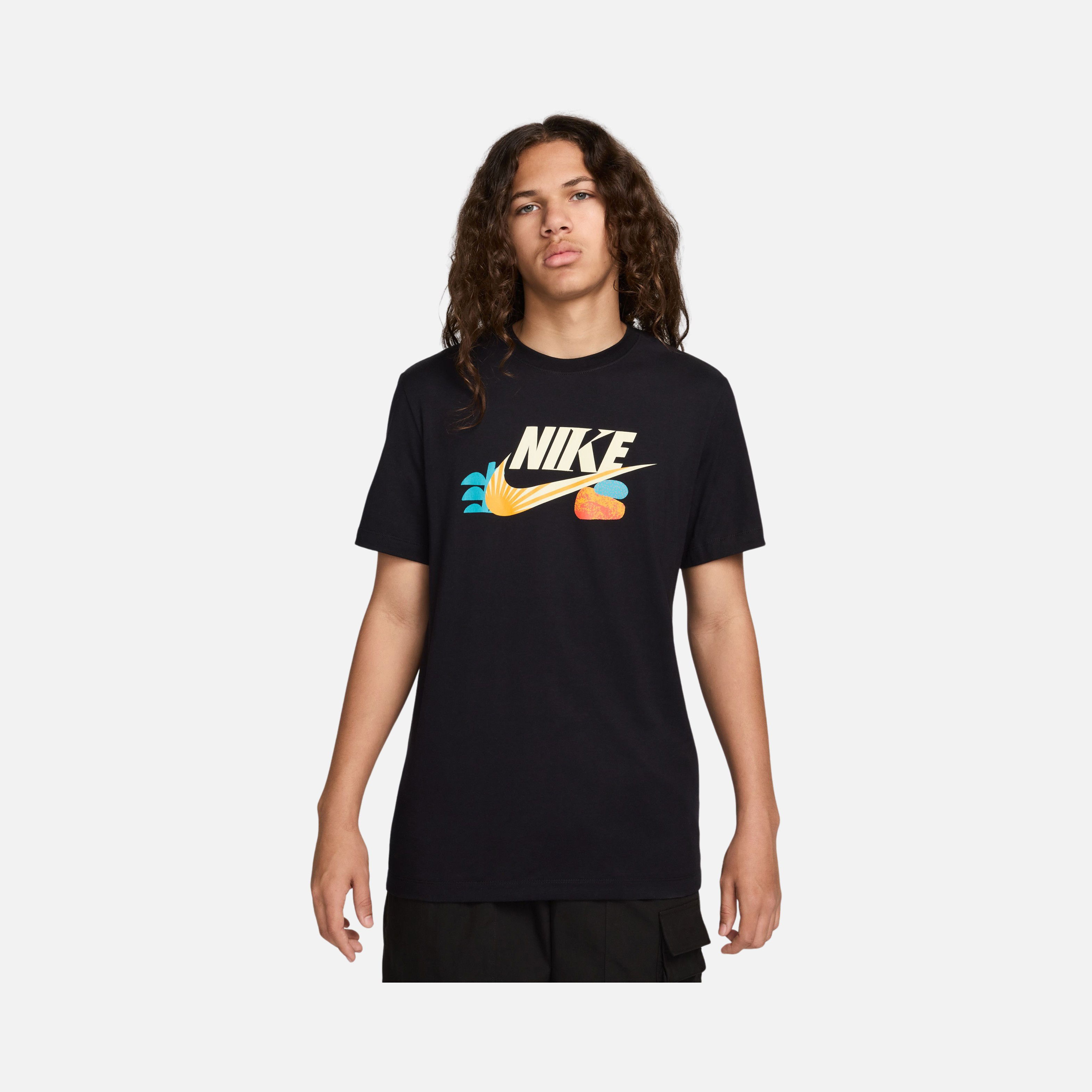 Nike Sportswear LBR Open 2 Short-Sleeve Erkek Tişört