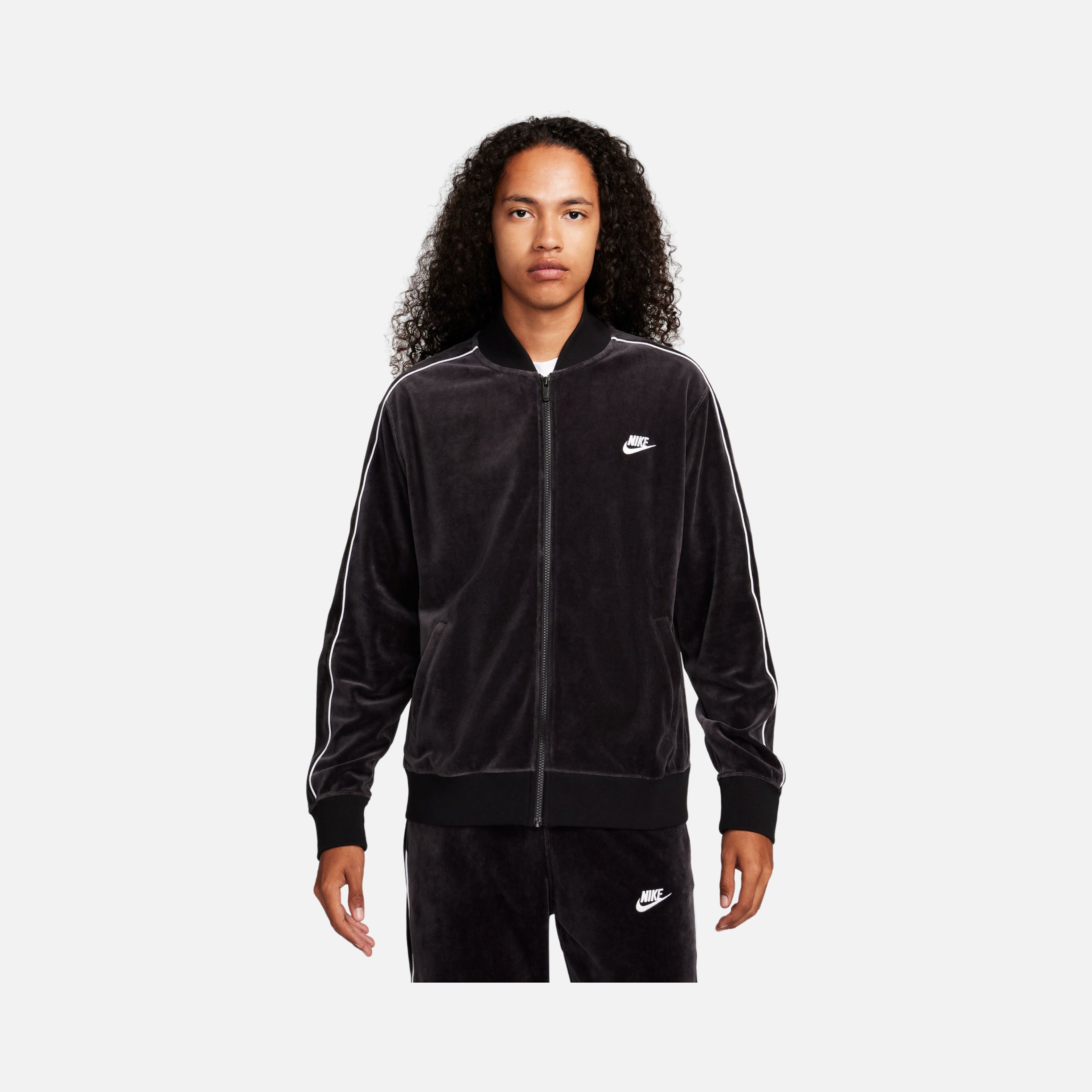 Nike Sportswear Club Velour Full-Zip Erkek Ceket